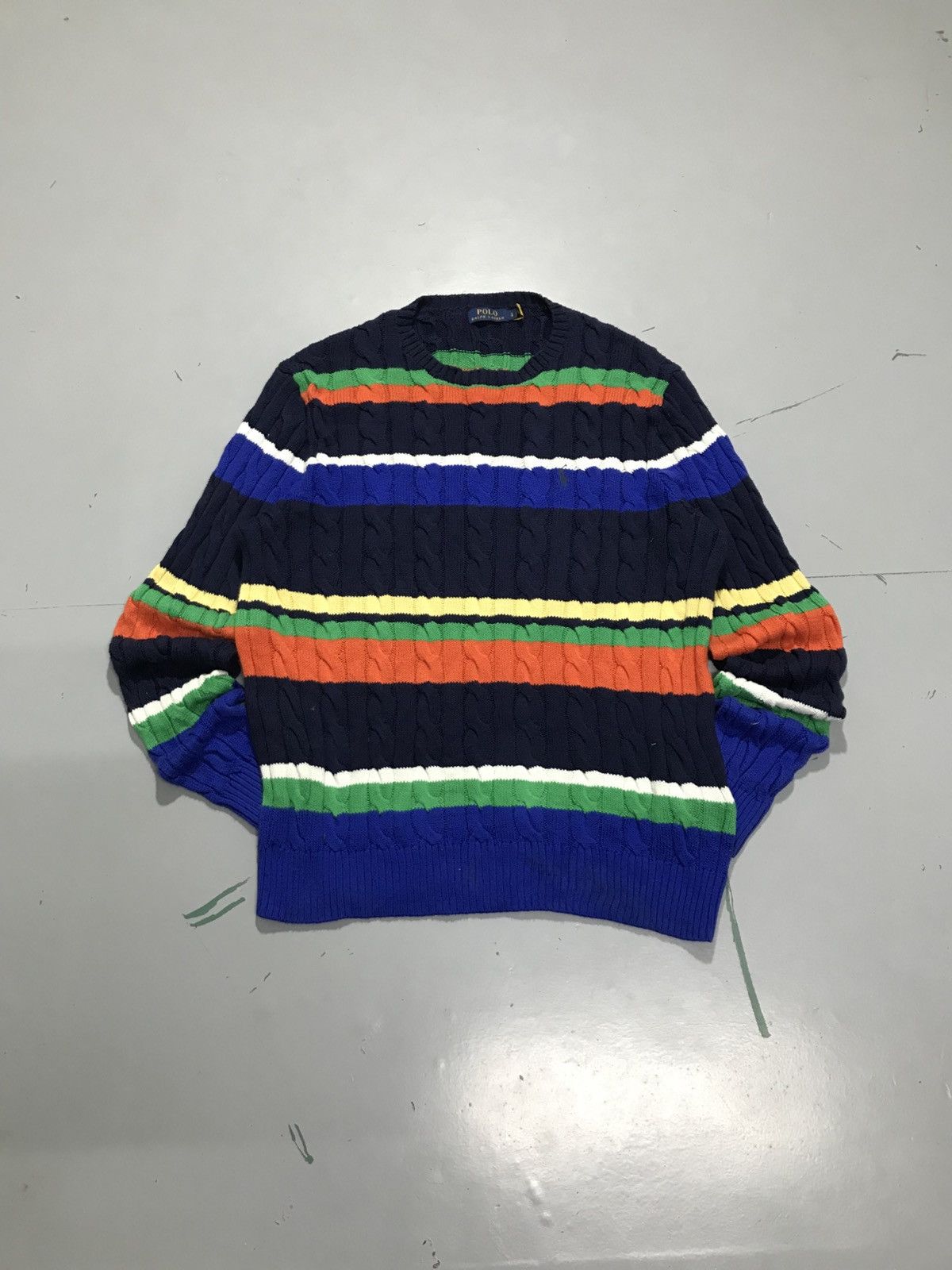 Polo Ralph Lauren Vintage polo Ralph Lauren knit sweater Size US L / EU 52-54 / 3 - 1 Thumbnail