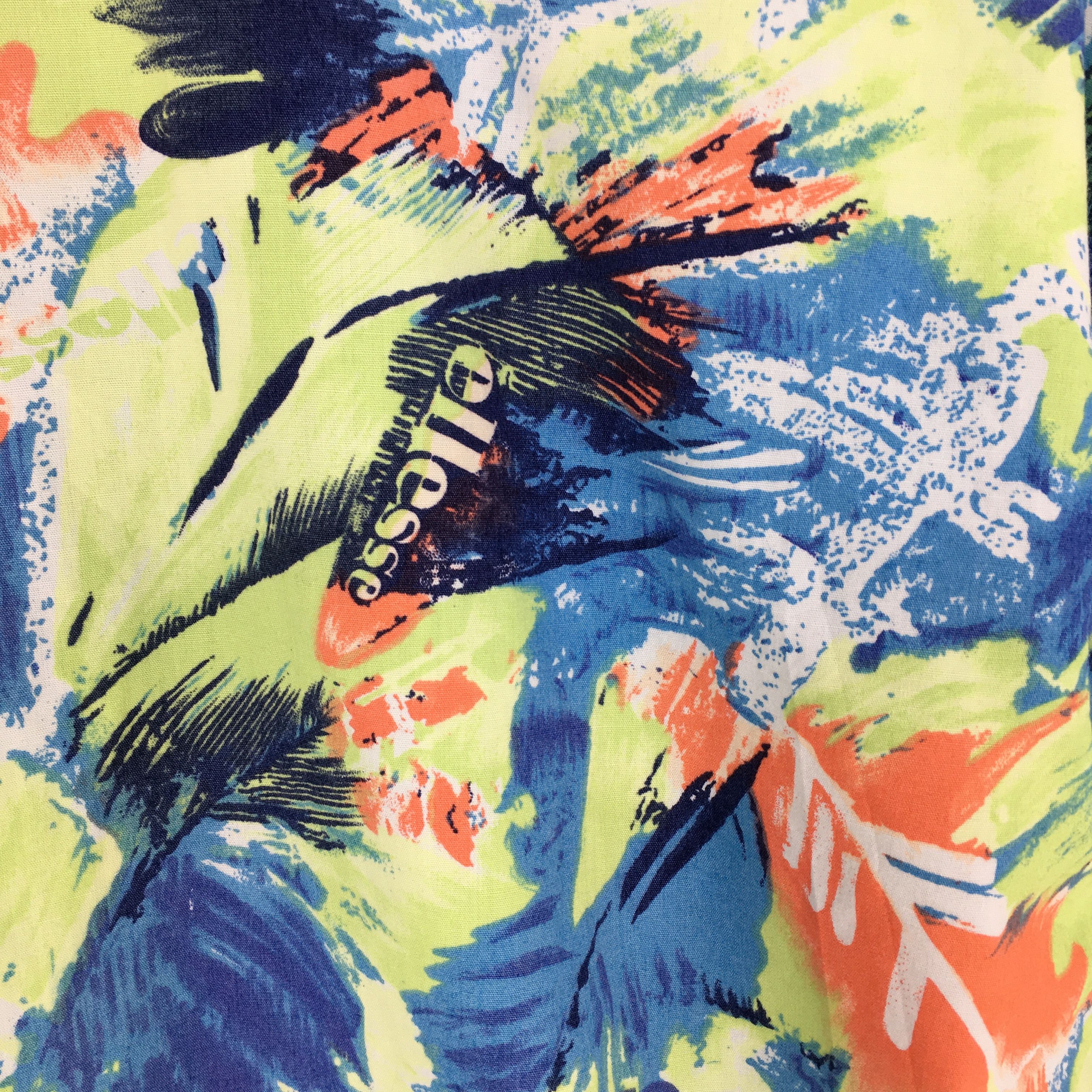 Ellesse Vintage Ellesse Hawaiian Aloha Shirts Medium Size US M / EU 48-50 / 2 - 9 Thumbnail