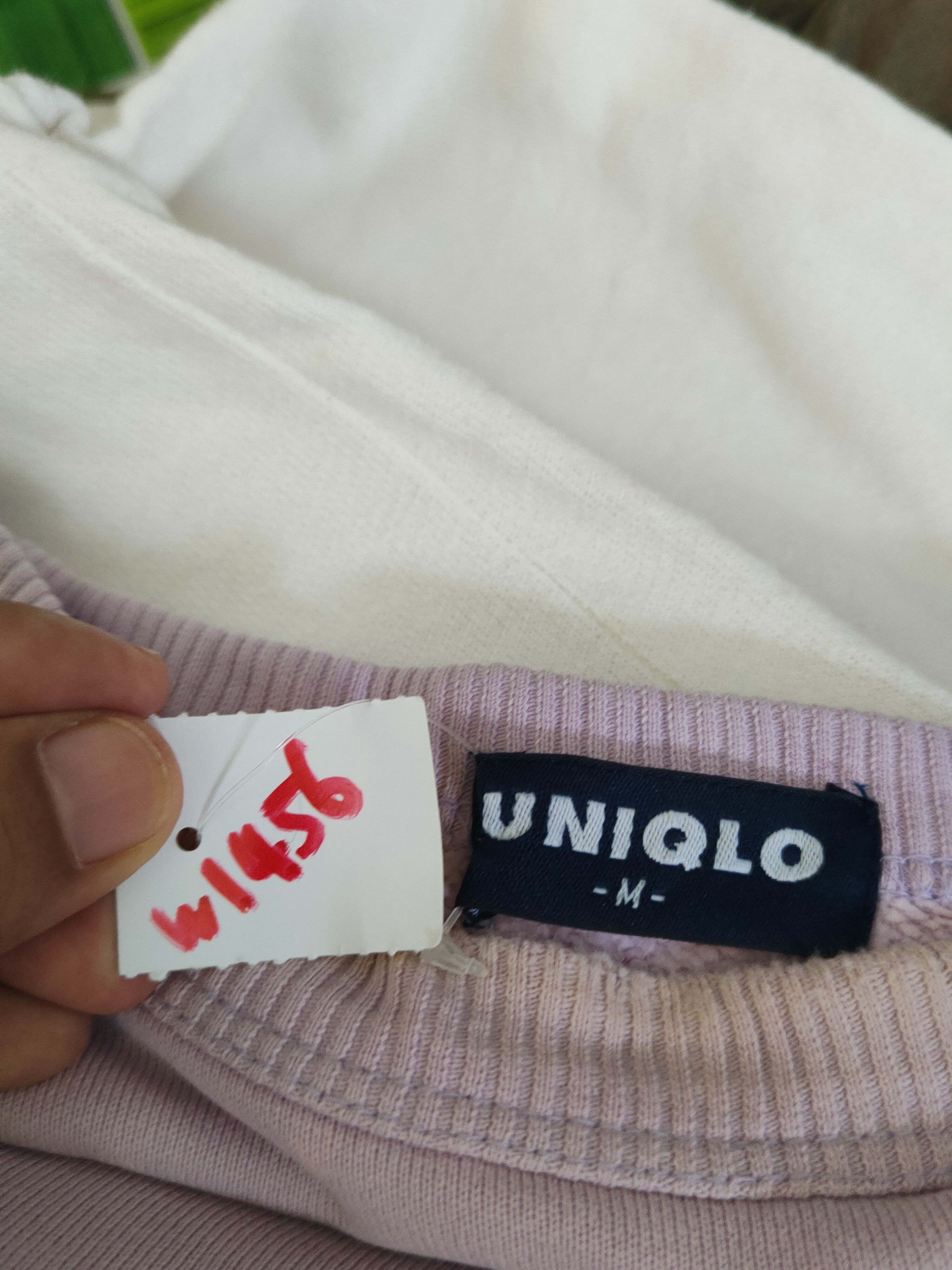 Japanese Brand Uniqlo vintage Light Purple Sweatshirts #W1456 Size US M / EU 48-50 / 2 - 11 Thumbnail