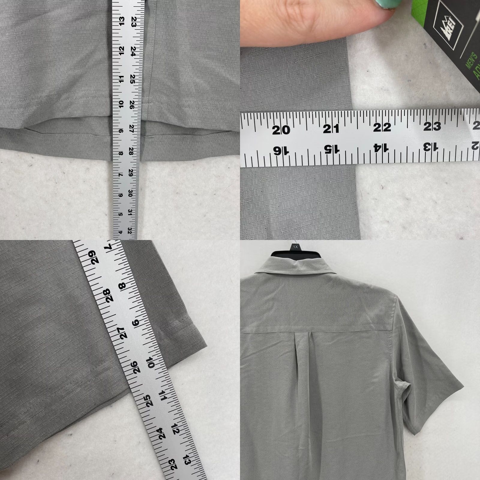 Vintage REI Coop Adventure Shirt Mens Small Gray Button Up Outdoor Hiking Camp NWT Size US S / EU 44-46 / 1 - 8 Thumbnail