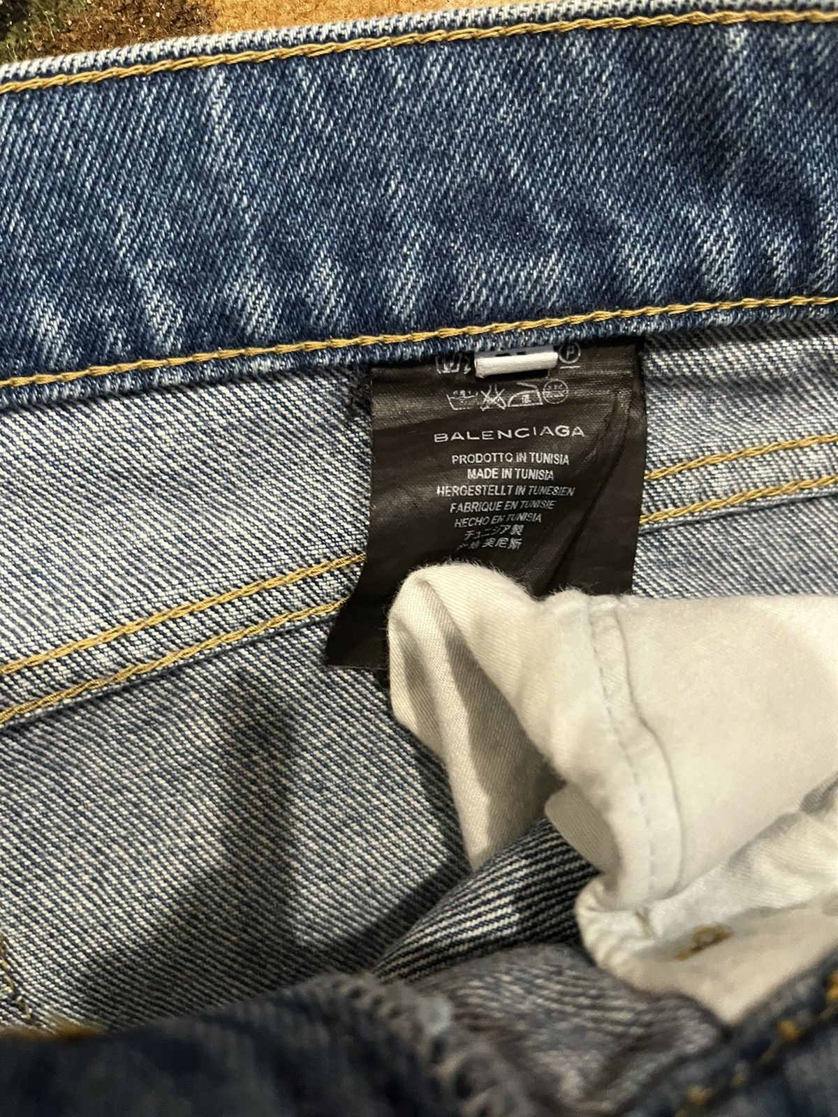 Balenciaga BALENCIAGA FIVE POCKET DENIM JEANS BLUE Size US 31 - 8 Thumbnail