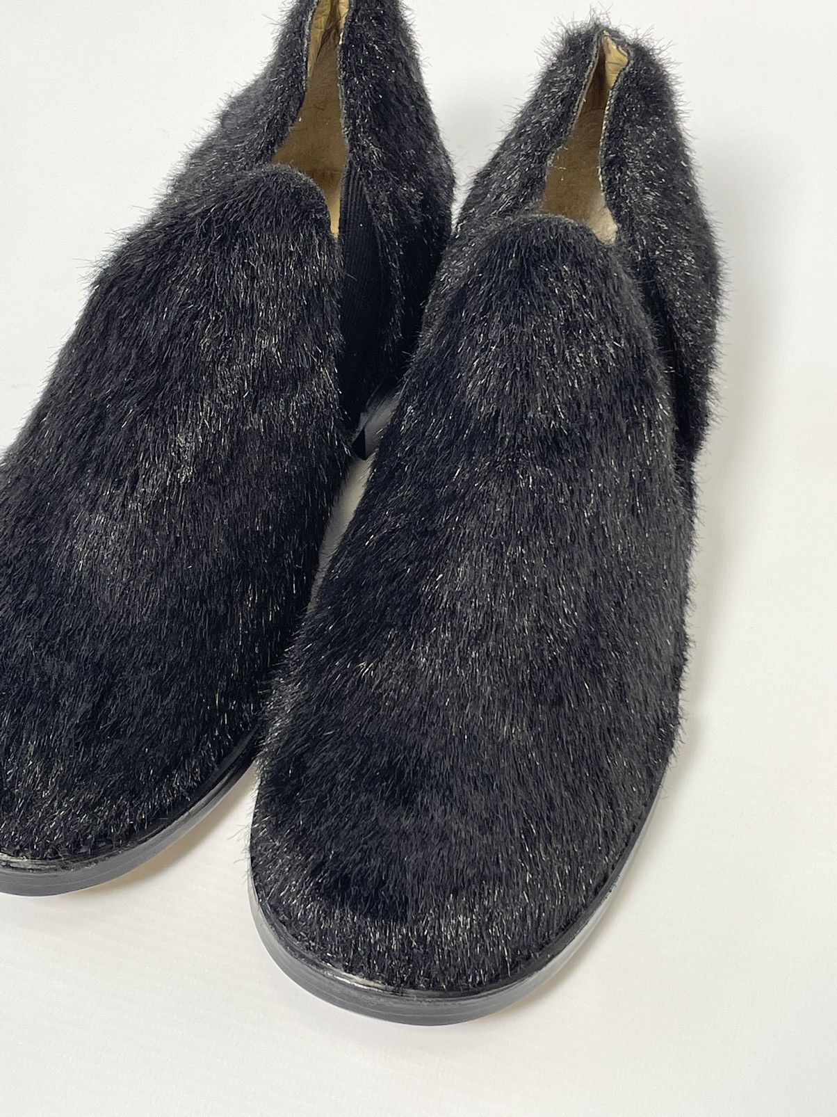 Comme des Garcons Black Faux Fur Ankle Boots Size US 8 / EU 41 - 8 Thumbnail