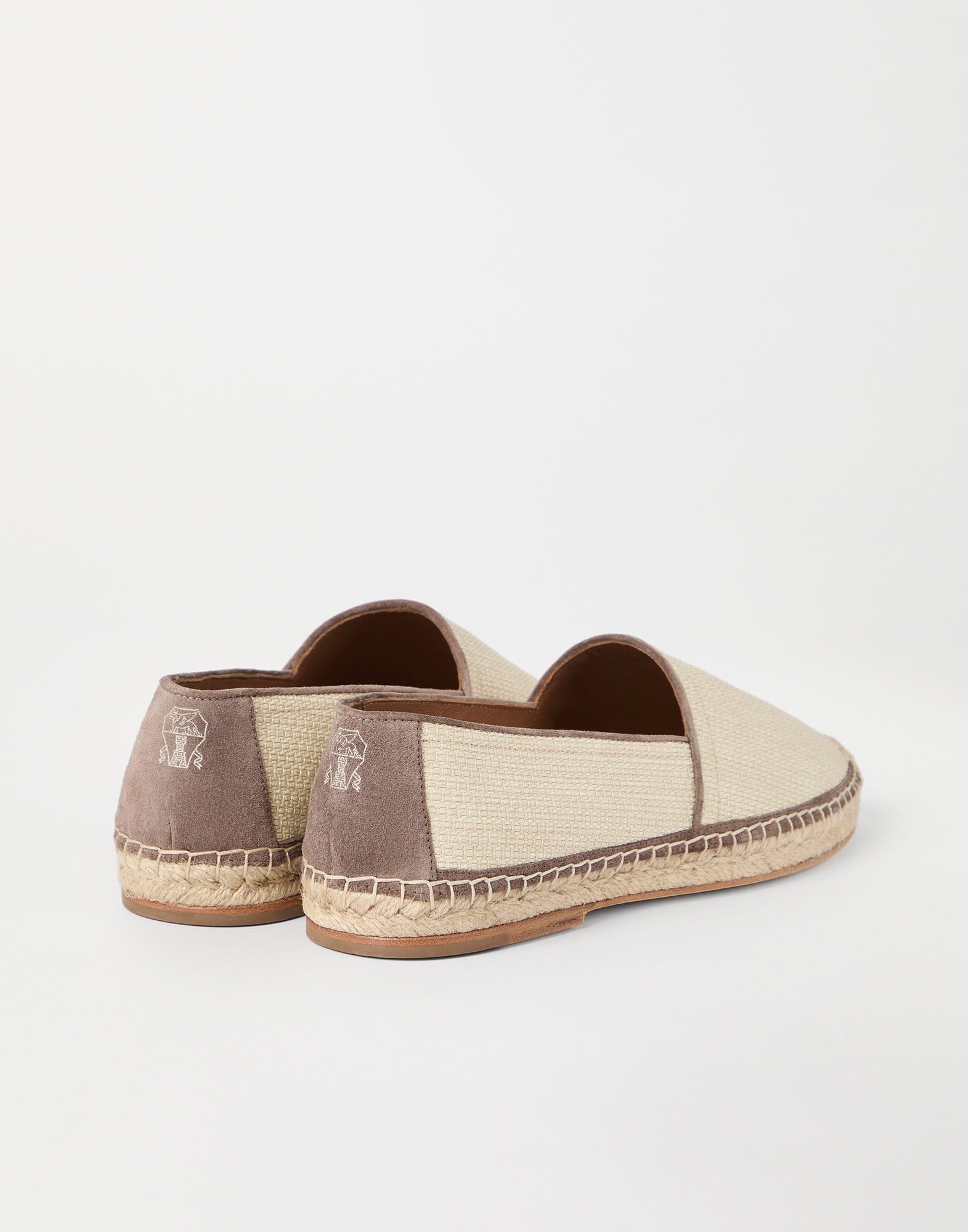 Brunello Cucinelli o1la1rc1a0326 Techno Raffia Espadrilles in Beige Size US 12 / EU 45 - 3 Thumbnail