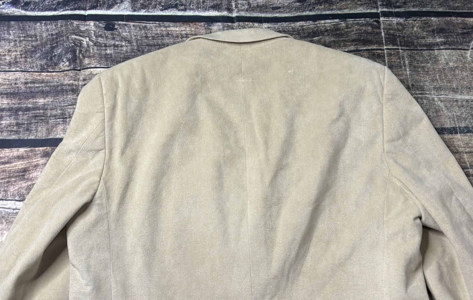 Other 80s Kingsridge Imperial Suede Blazer Jacket Men's 40R Beige Size 40R - 7 Thumbnail