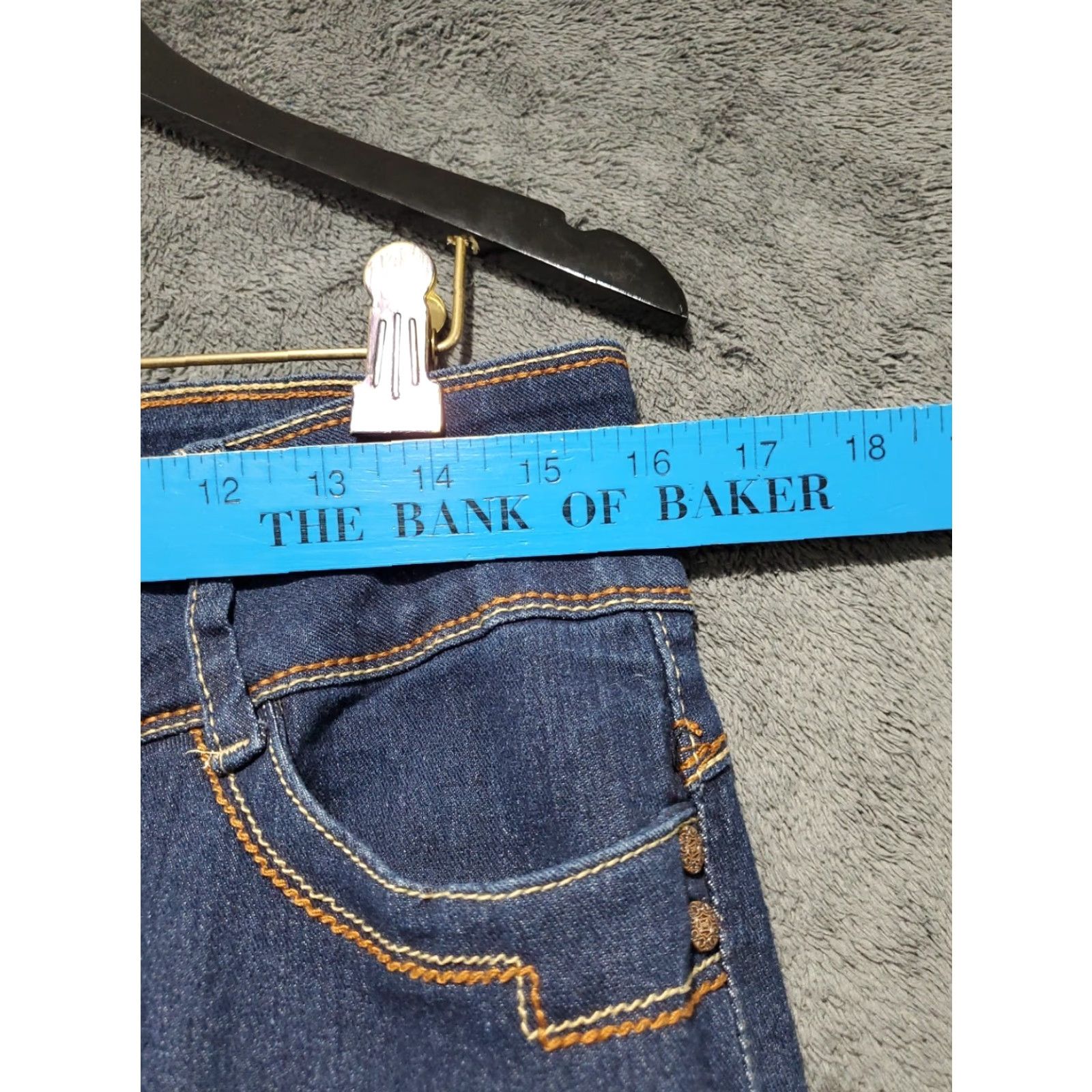 Etro L'Square Jeans Sz 11 Skinny Womens Personalized Patches Stretch Grunge Retro Size 32" / US 10 / IT 46 - 5 Thumbnail