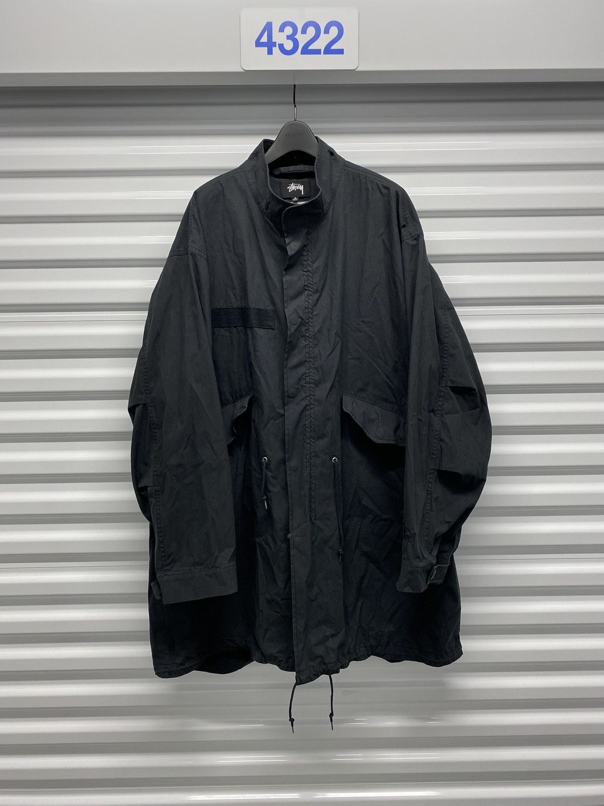 Stussy Stussy Nyco Fishtail Parka 'Black' - Medium Size US M / EU 48-50 / 2 - 1 Thumbnail