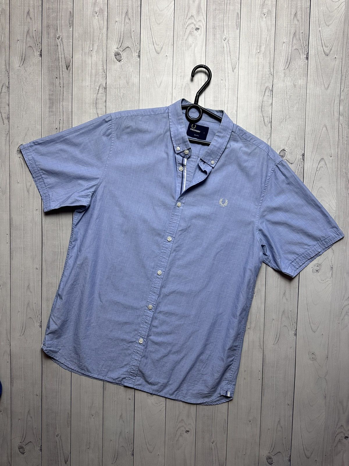 Fred Perry Vintage Fred Perry shirt logo blue size L Size US L / EU 52-54 / 3 - 1 Thumbnail
