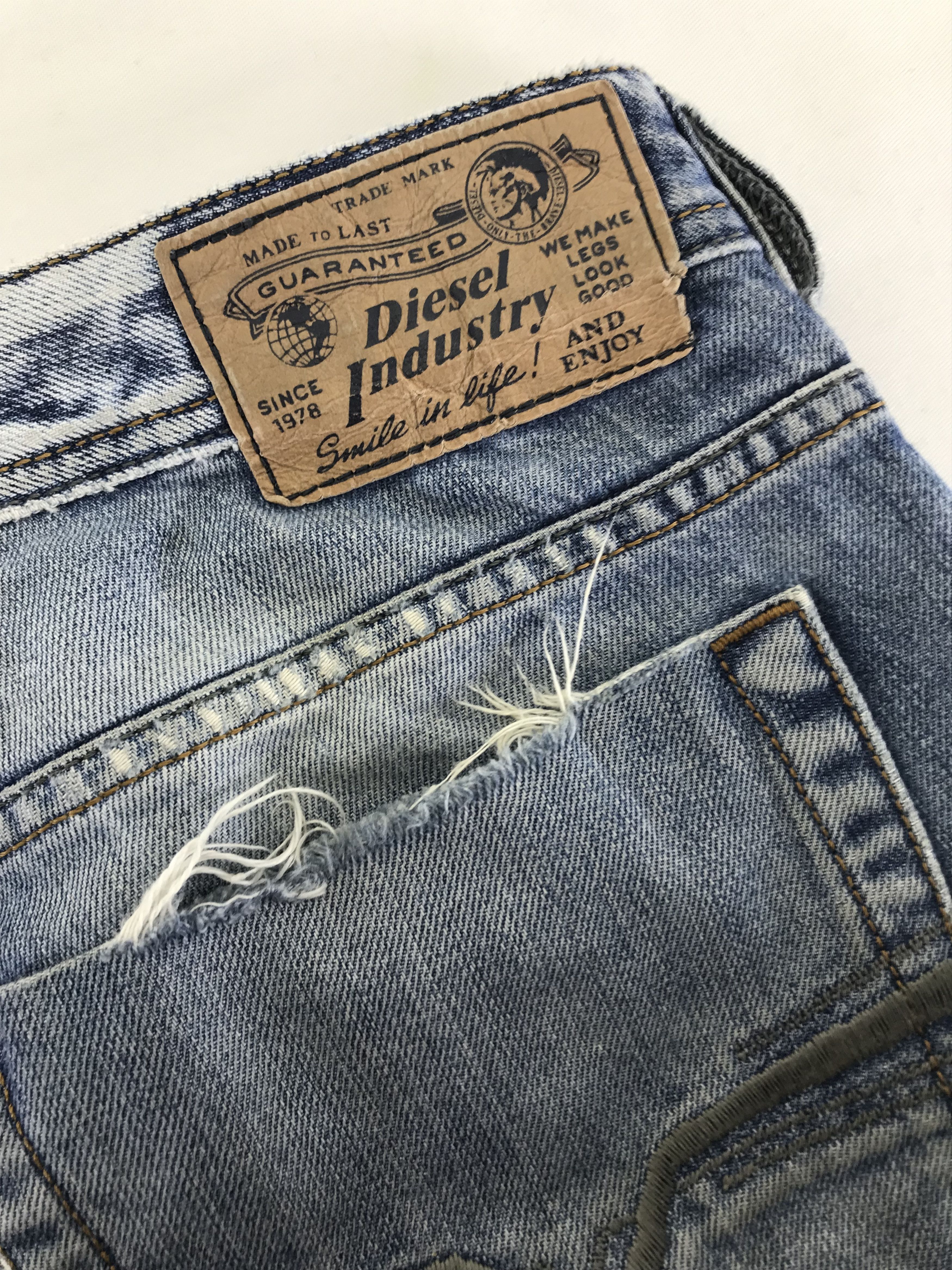 Diesel Vintage Diesel Distressed Flare Jeans Size US 33 - 13 Thumbnail