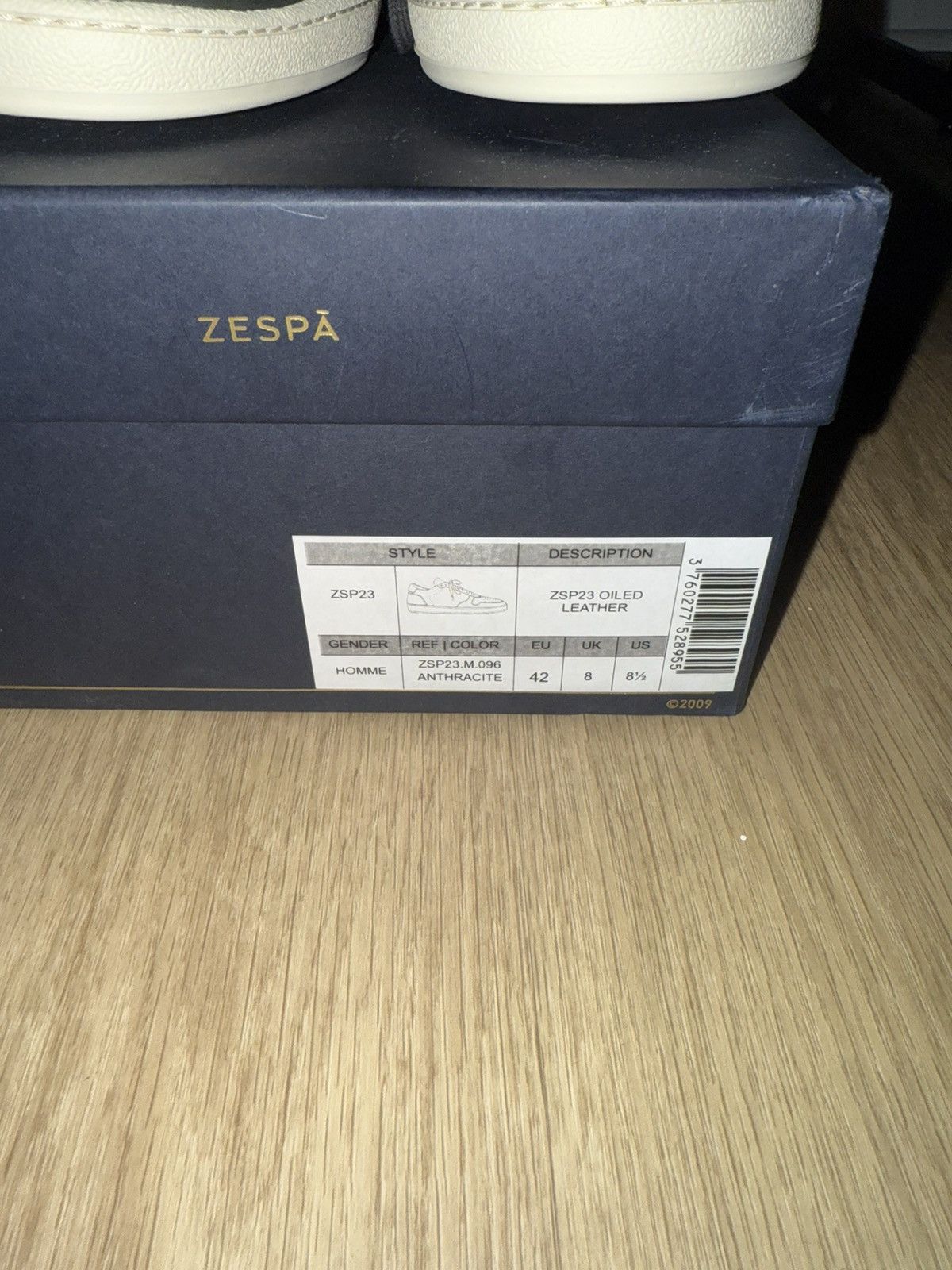 ZESPA ZSP23 - Oiled Leather Anthractite Size US 8.5 / EU 41-42 - 5 Thumbnail