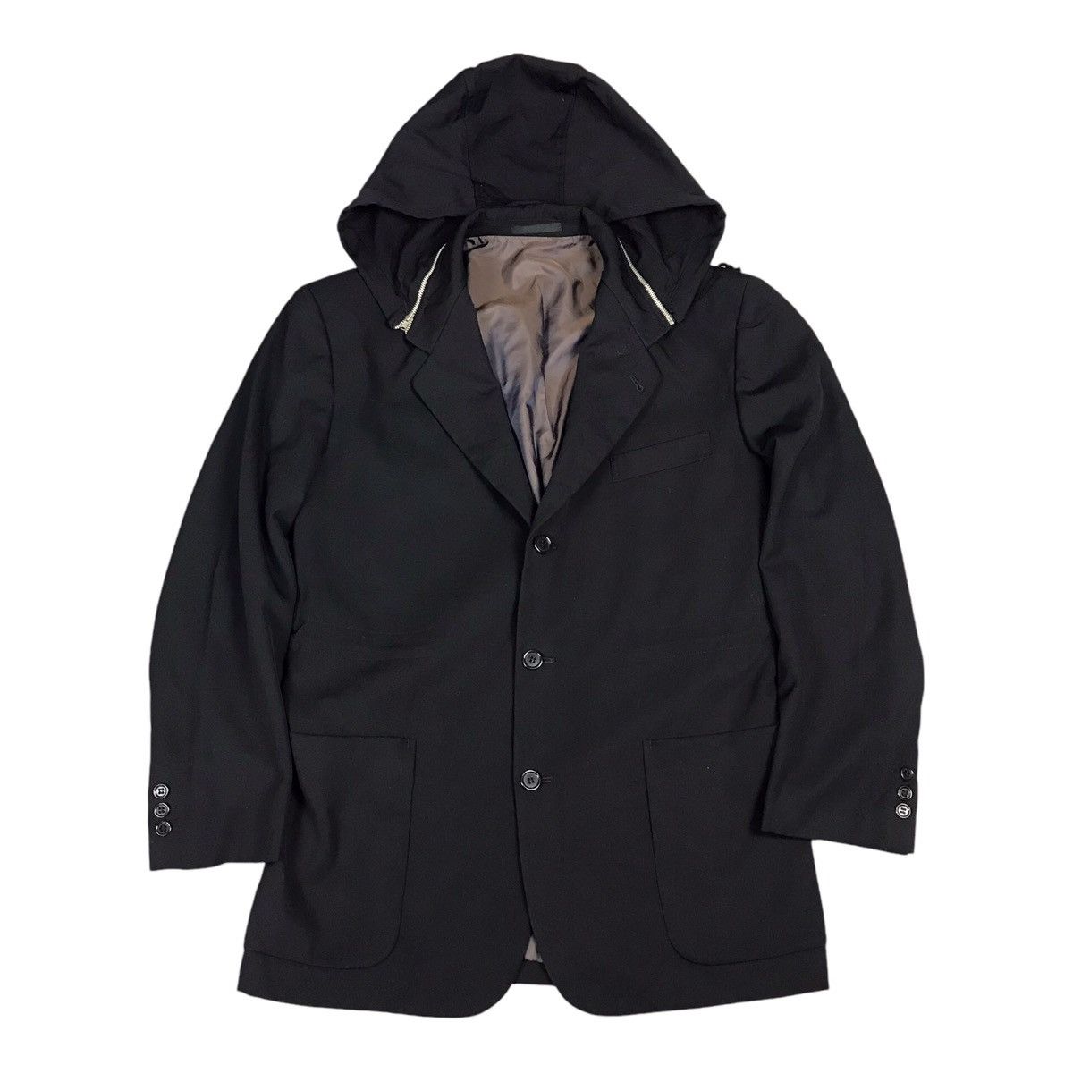 Japanese Brand × Jun Takahashi JUN MEN BLAZER DESIGN HOODIES JACKET RARE JAPAN DESIGN Size US M / EU 48-50 / 2 - 1 Thumbnail