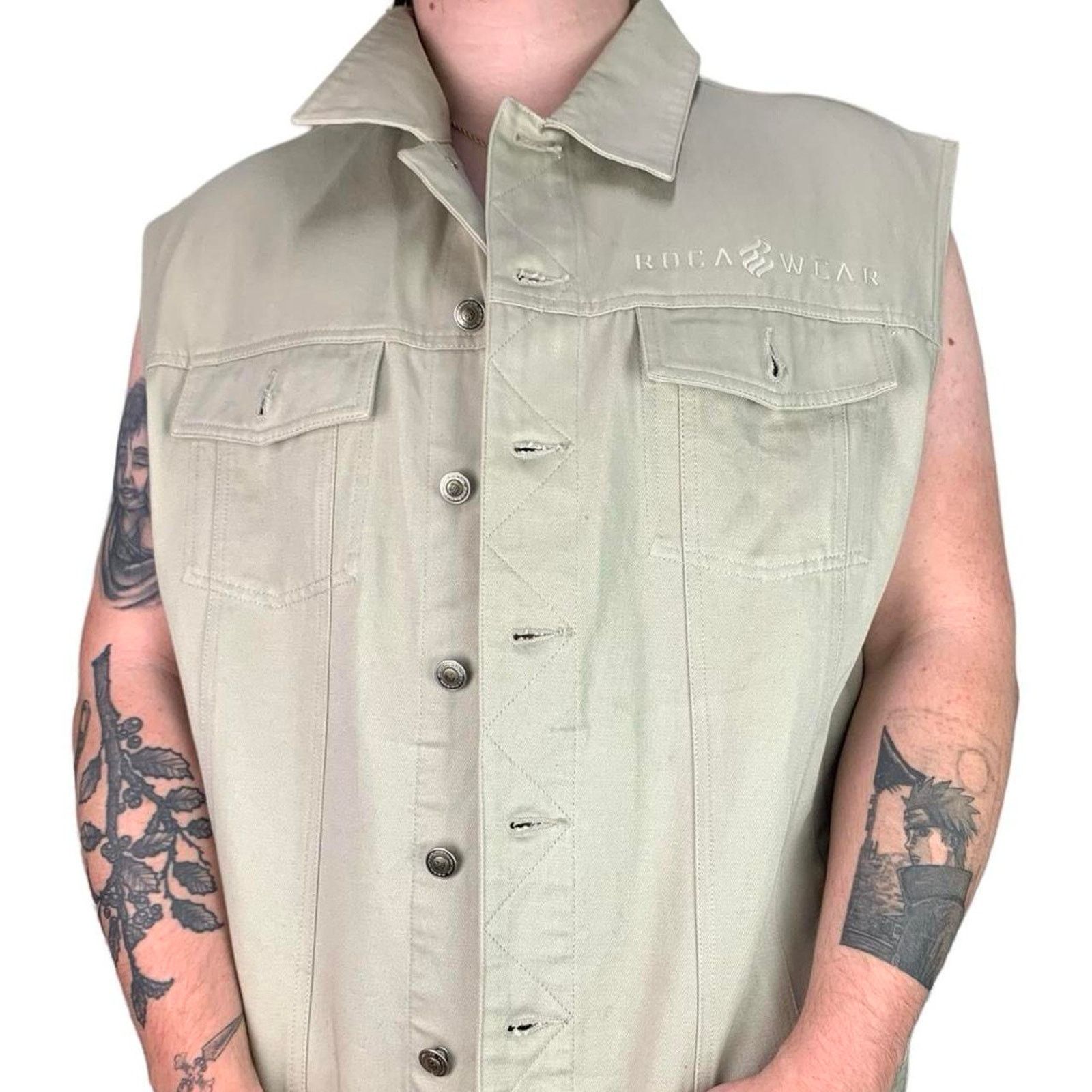 Rocawear × Vintage Vintage 90s RocaWear Embroidered Vest Size US XL / EU 56 / 4 - 1 Thumbnail