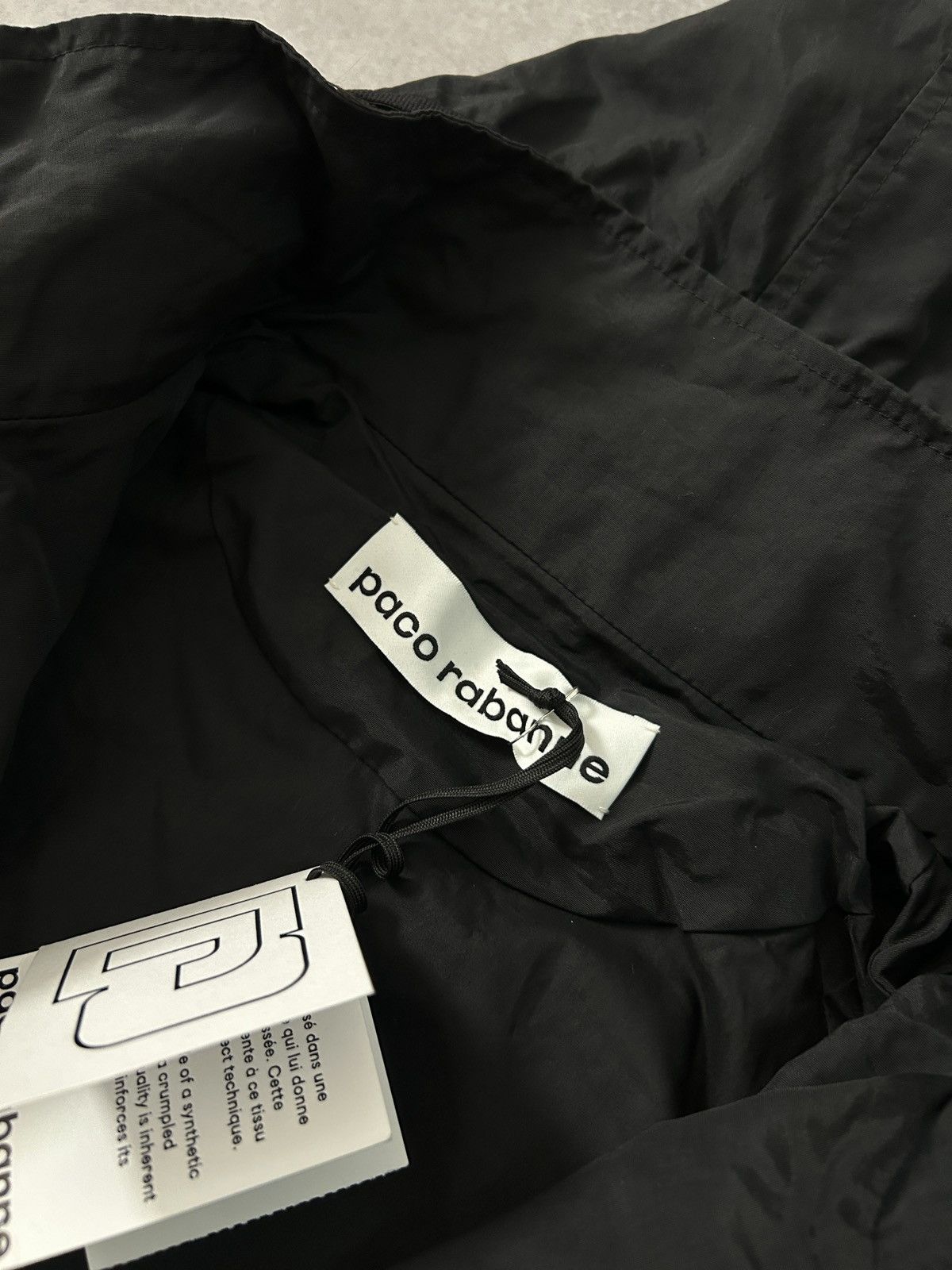 Paco Rabanne Paco Rabanne Nylons wind breaker black women’s size M Size M / US 6-8 / IT 42-44 - 5 Thumbnail