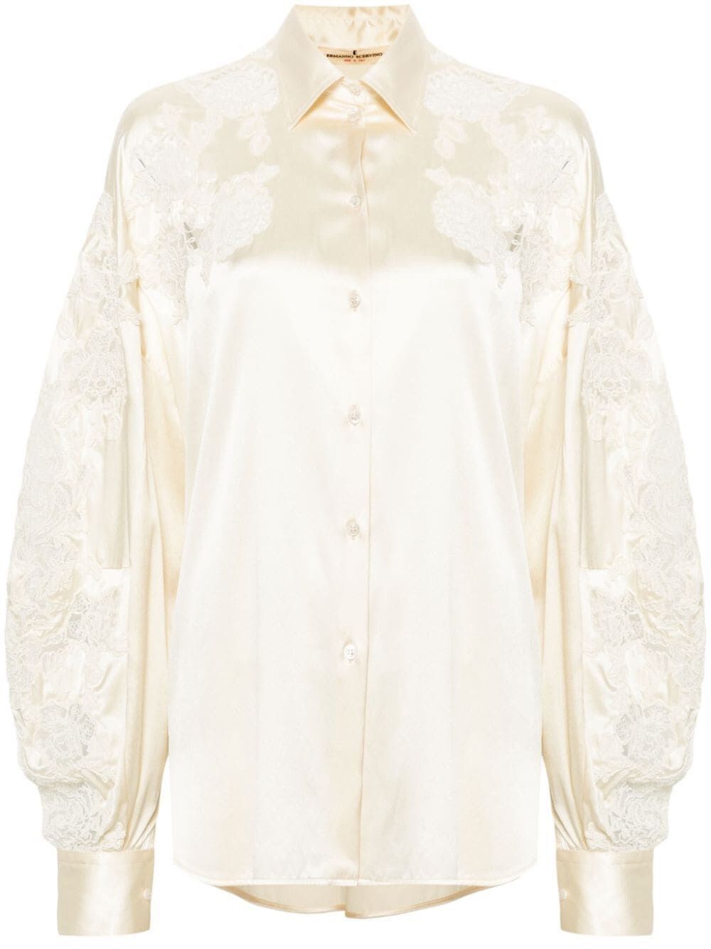 Ermanno Scervino Shirt With Embroidery Size M / US 6-8 / IT 42-44 - 1 Thumbnail