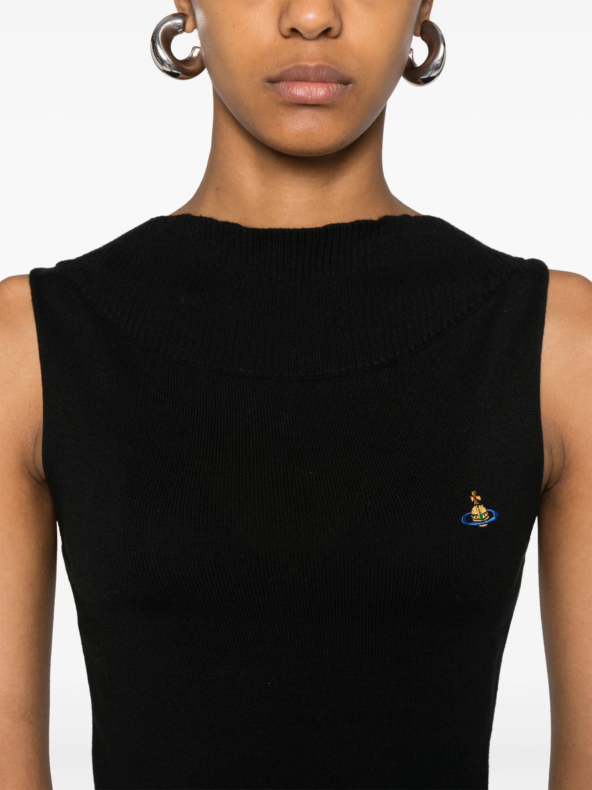 Vivienne Westwood o1f1d3z0226 Valentina Tank Top in Black Size S / US 4 / IT 40 - 5 Thumbnail