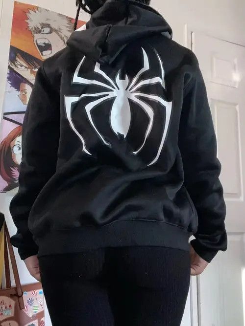 Japanese Brand Kitajima x Hino Y2KSpider Web Unisex VHoodie Size US L / EU 52-54 / 3 - 6 Thumbnail