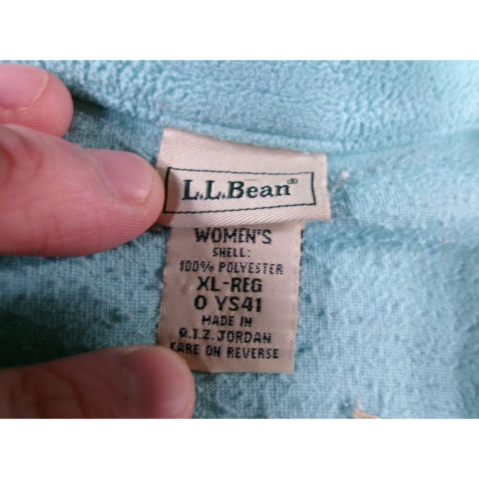 Vintage VINTAGE LL Bean Jacket Women XL Teal Blue Fleece 1/4 Zip Casual Workwear Outdoor Hiking 80s 90s Mens Womens Size XL / US 12-14 / IT 48-50 - 6 Thumbnail