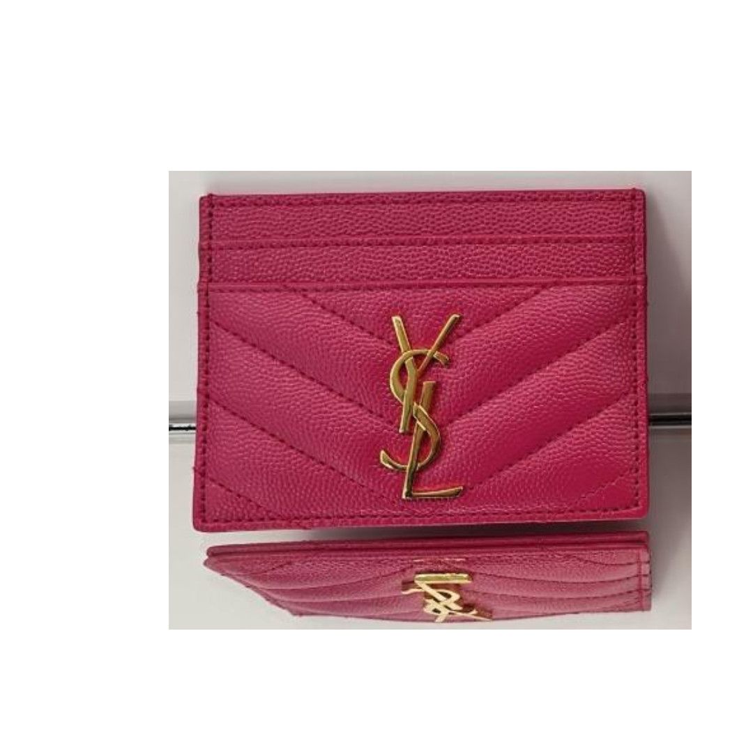 Saint Laurent Paris o1b1hav110425 Size: OS / Cassandre Matelassé Card Case Size ONE SIZE - 2 Thumbnail