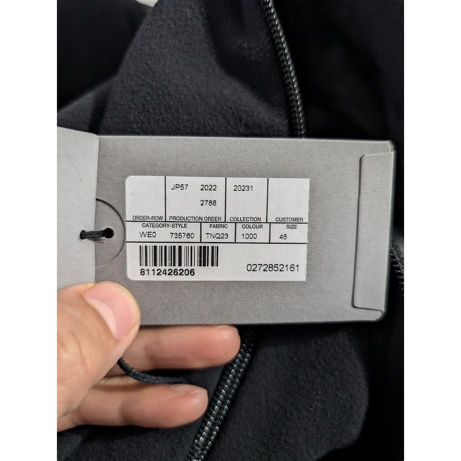 Balenciaga o1rshd1 Fleece Zip Up Jacket in Black Size US M / EU 48-50 / 2 - 18 Thumbnail