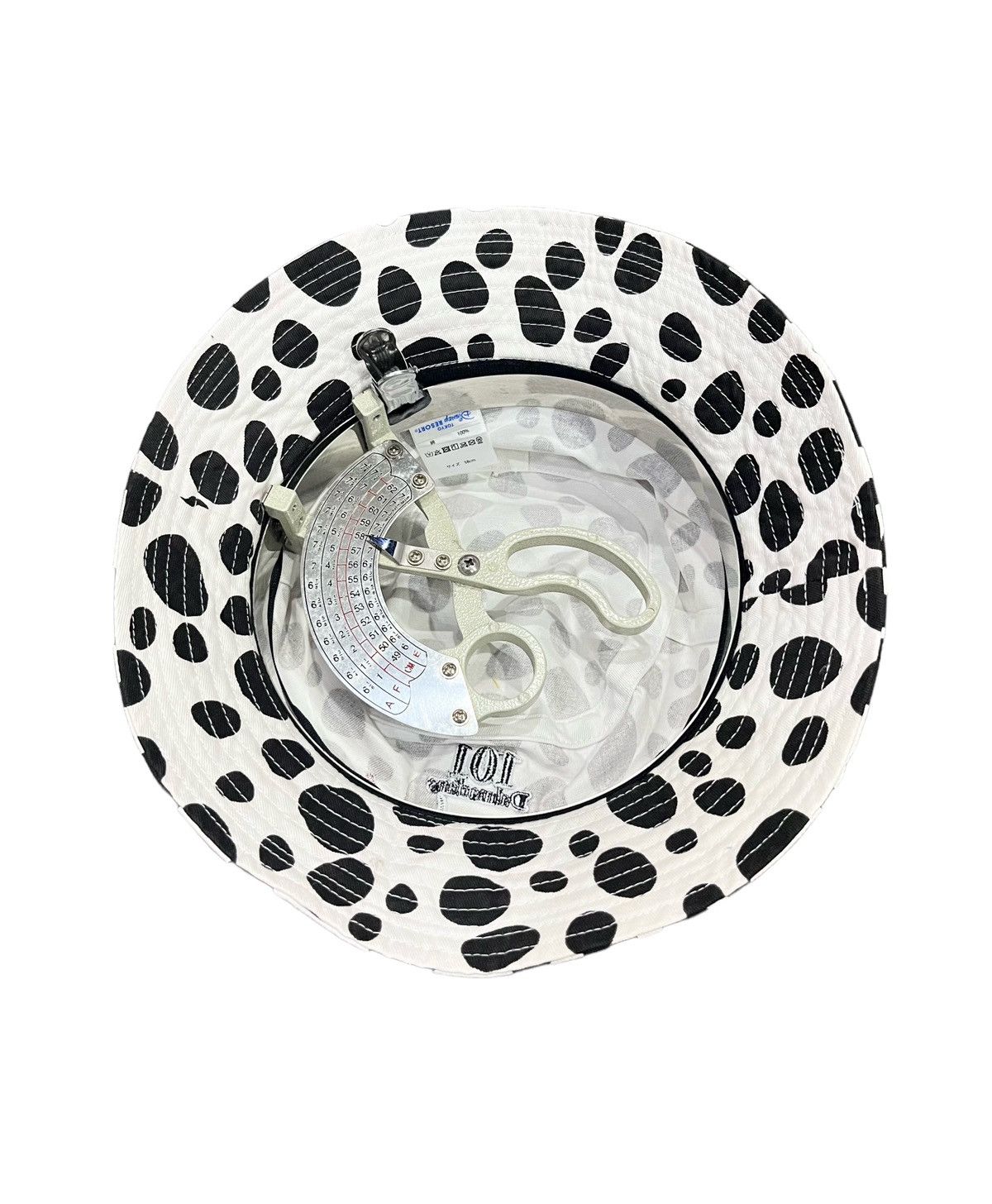 Disney 🔥90’s Disney 101 DALMANTIANS Polka dot Bucket Hat Summer Size ONE SIZE - 6 Thumbnail