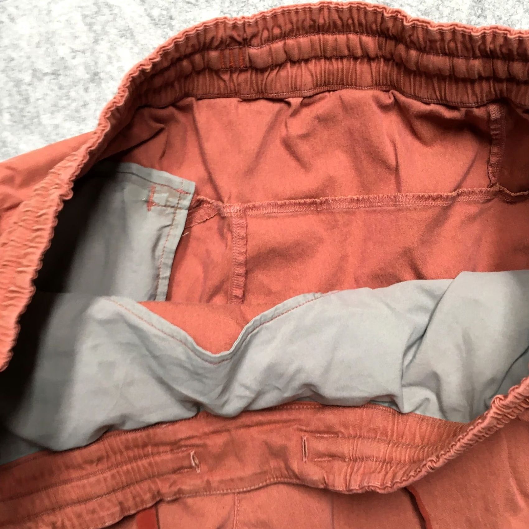 Lululemon Lululemon Bowline Shorts Mens XL Red Washed Athletic Pockets Drawstring Shorts Size US 36 / EU 52 - 4 Thumbnail