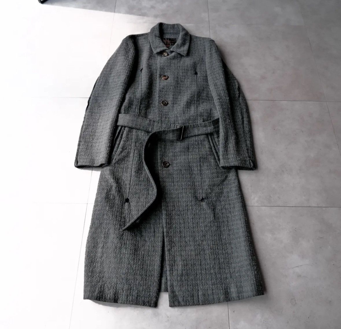 2005AW “UNDER COVER” 【Arts and Crafts】 belted coat