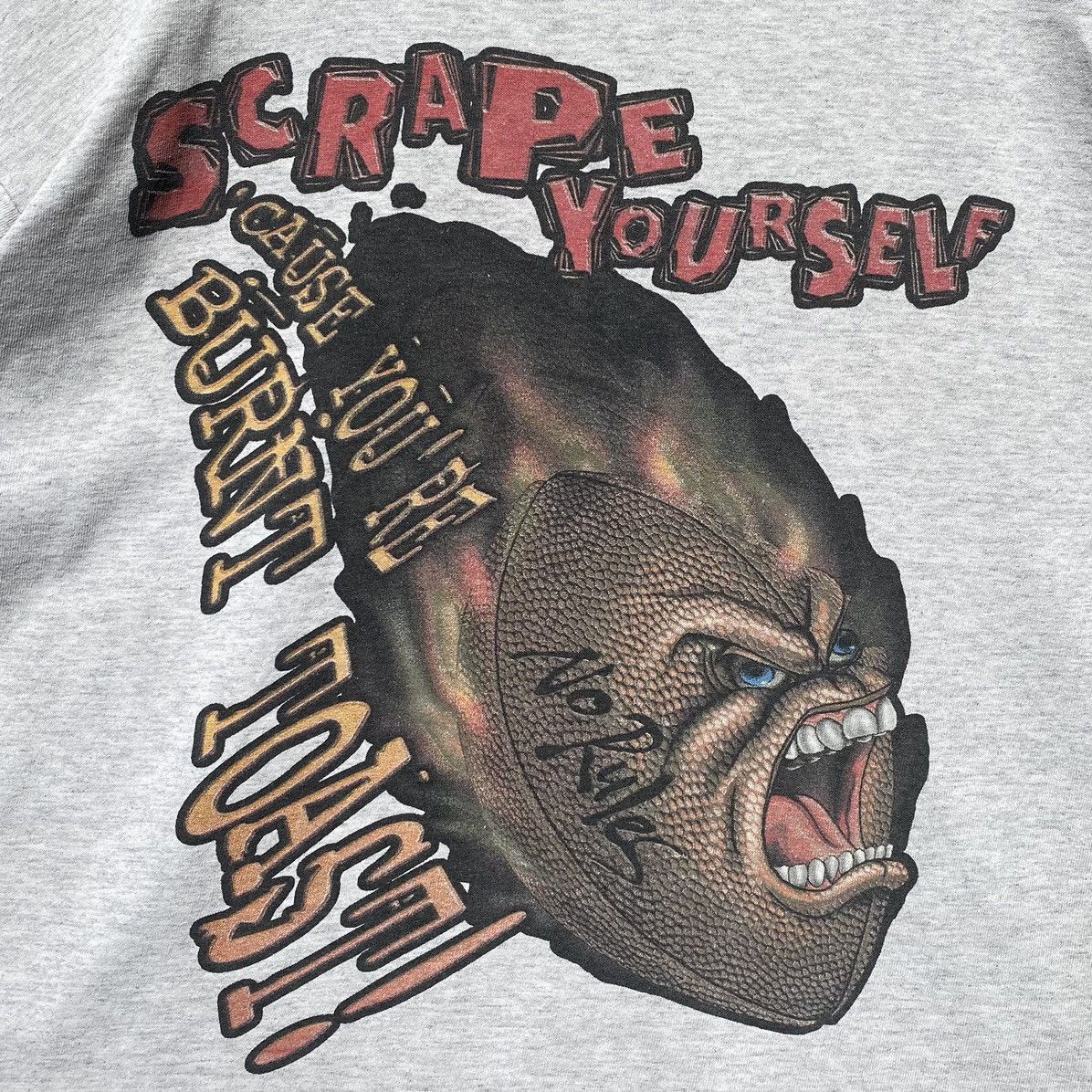 Vintage Vintage No Rules Scrape Yourself Shirt Baggy Size US S / EU 44-46 / 1 - 5 Thumbnail