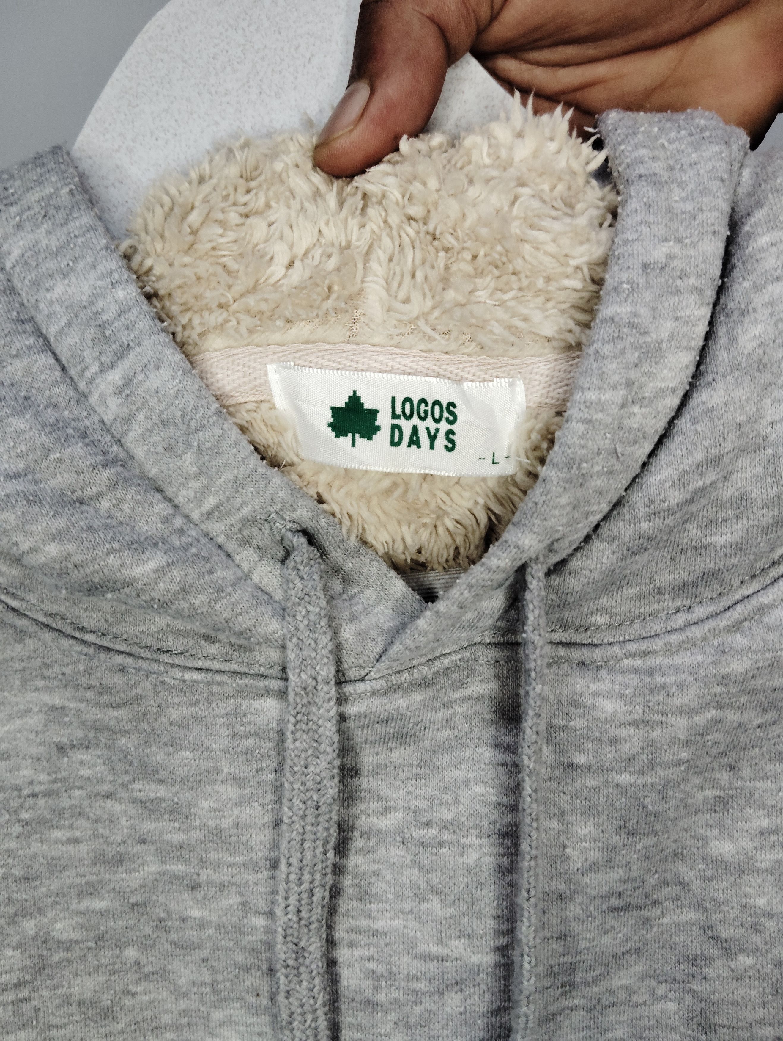 Japanese Brand LOGOS DAY Hoodie Size L / US 10 / IT 46 - 4 Thumbnail