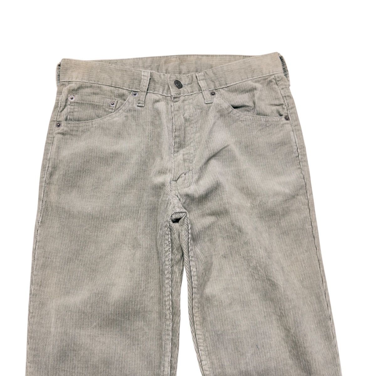 Levi's Vintage Levis 517 Green Corduroy Flare Jeans Hedi Slimane Size US 30 / EU 46 - 3 Thumbnail