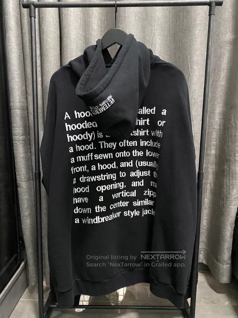 Vetements Vetements Instruction Manual Sweatshirt Size US S / EU 44-46 / 1 - 1 Thumbnail