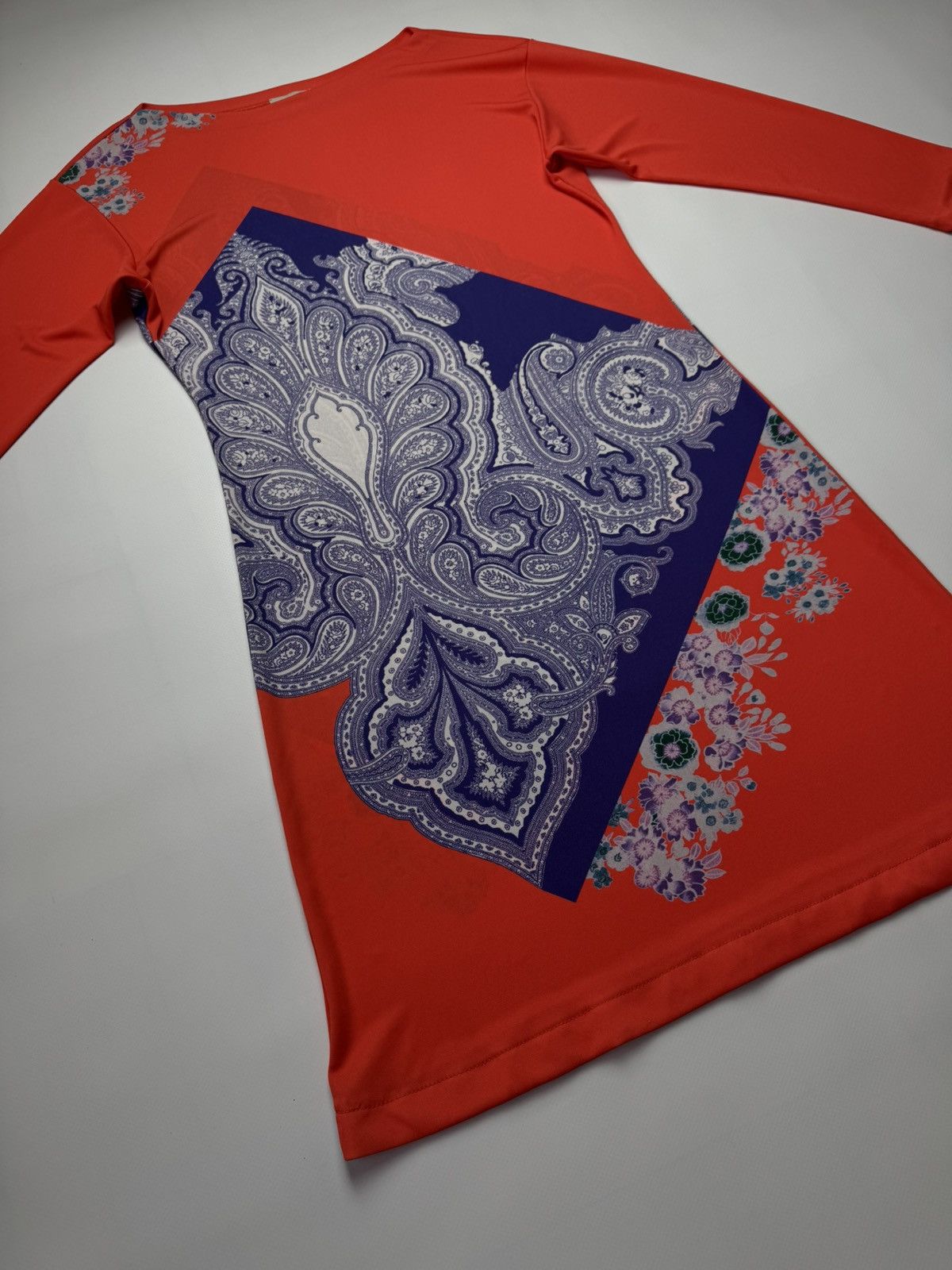 Etro Etro Milano Iconic Paisley Print Silk-Blend Dress - Size M Size M / US 6-8 / IT 42-44 - 7 Thumbnail