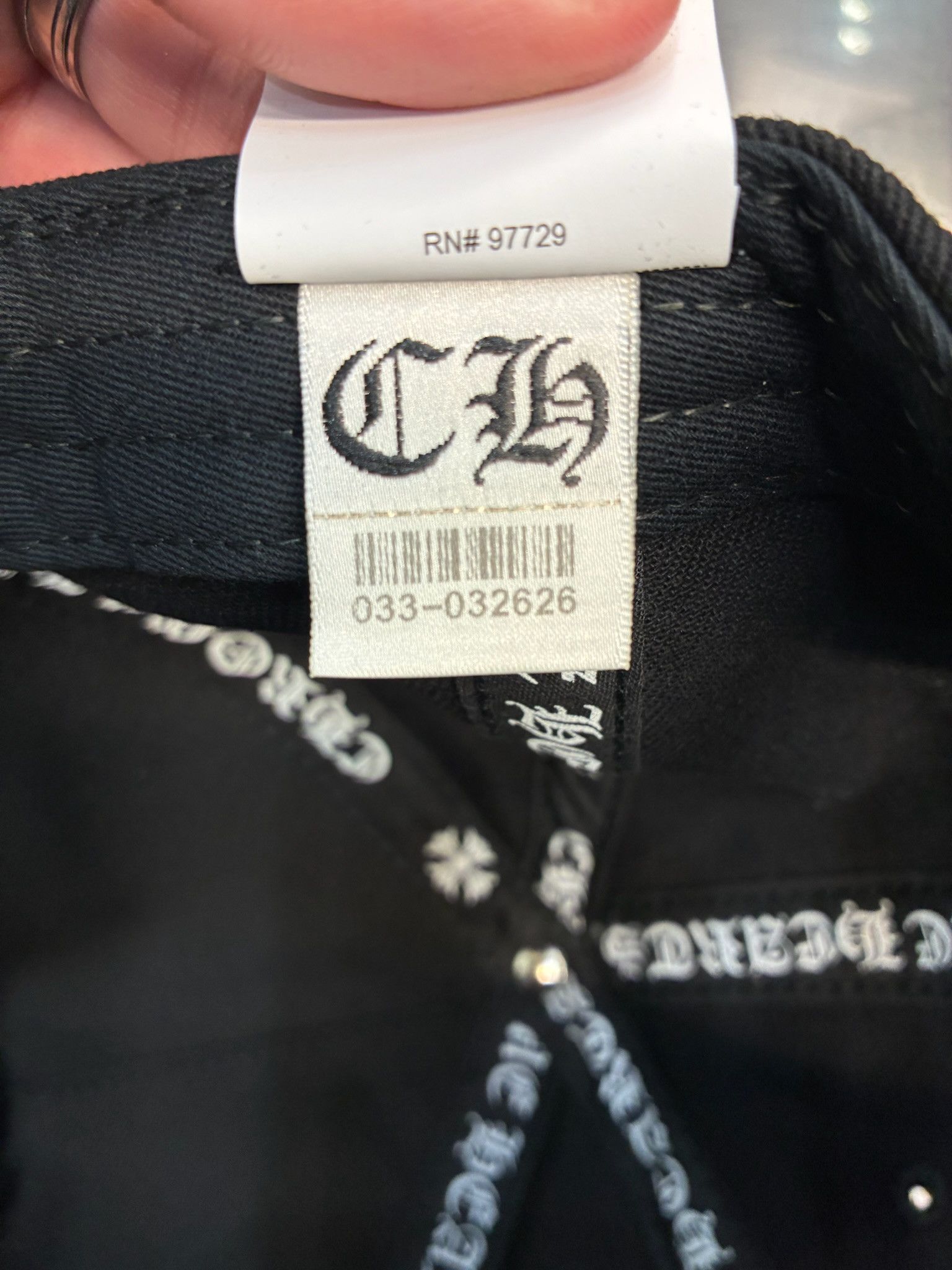 Chrome Hearts Chrome Hearts RS3 Hat Size ONE SIZE - 10 Thumbnail