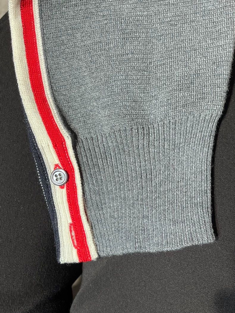 Thom Browne Thom Browne Grey cardigan Size US XL / EU 56 / 4 - 4 Thumbnail