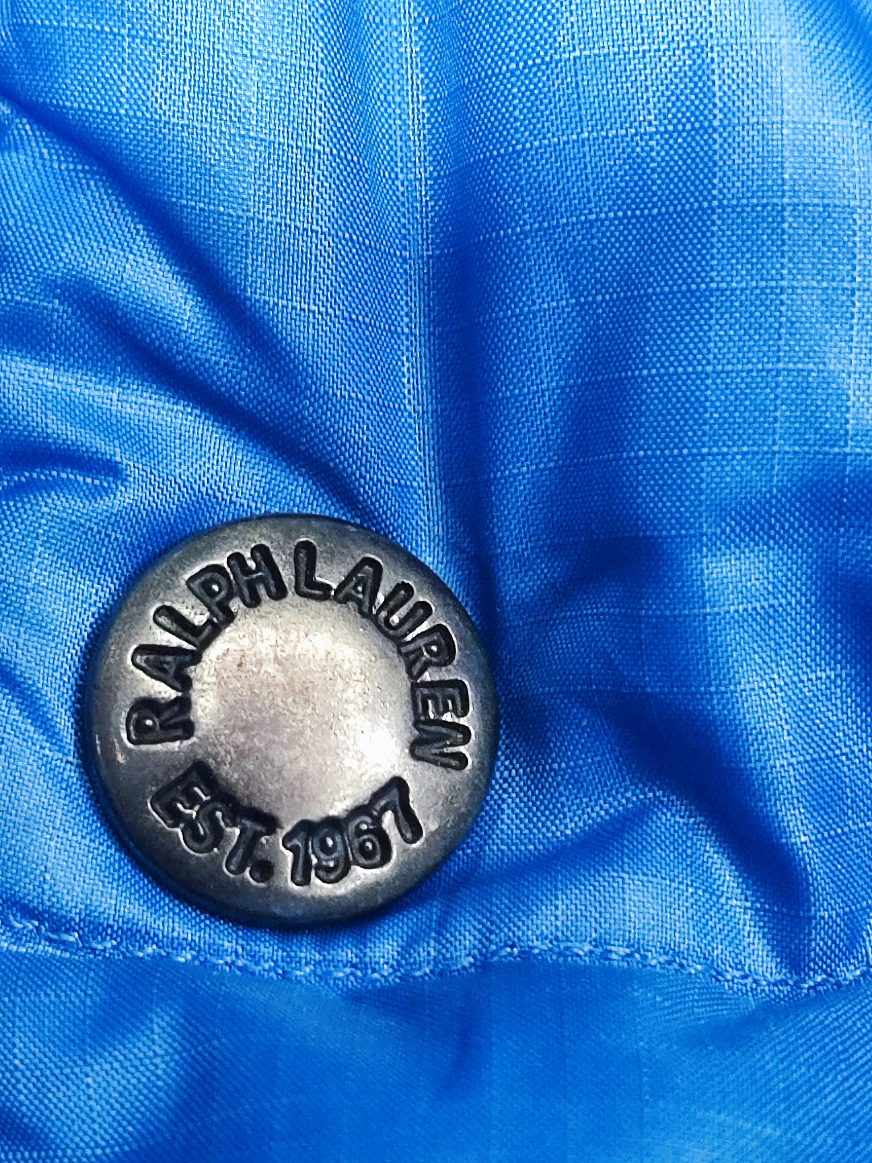 Polo Ralph Lauren Vintage Polo Ralph Lauren Glossy Blue Down Puffer Jacket Size US S / EU 44-46 / 1 - 15 Thumbnail