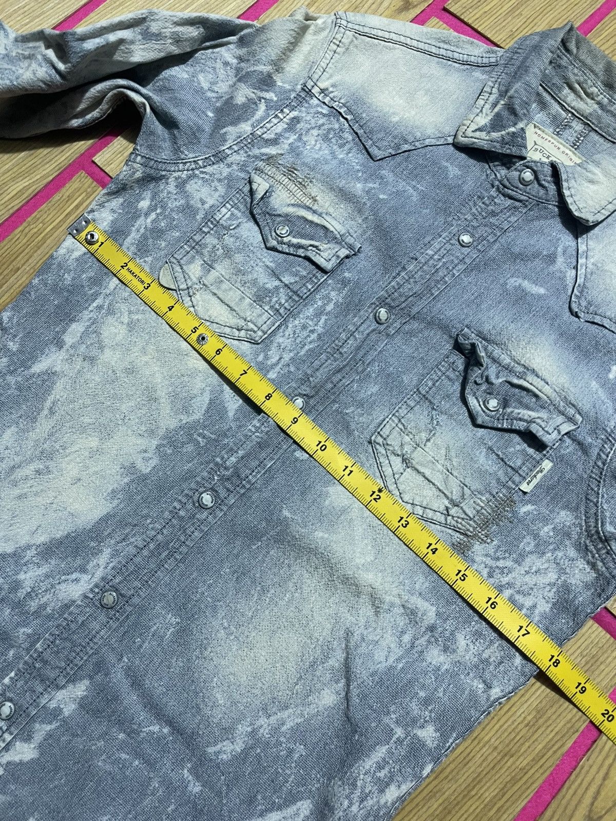 If Six Was Nine VINTAGE Y2K BUCKAROO long sleeve shirt with a rare pattern Size US M / EU 48-50 / 2 - 15 Thumbnail