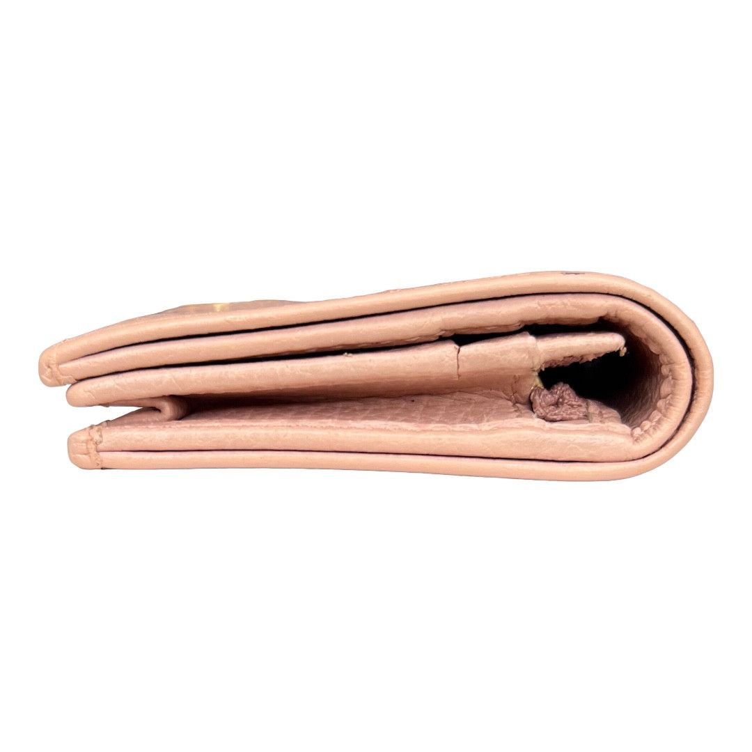Gucci Gucci Marmont Card Case Pebbled Leather Wallet Size ONE SIZE - 3 Thumbnail