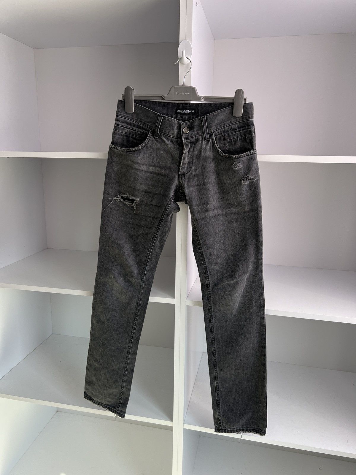 Dolce & Gabbana × Vintage Vintage Dolce Gabbana Black Archival Y2K pants Size US 32 / EU 48 - 3 Thumbnail