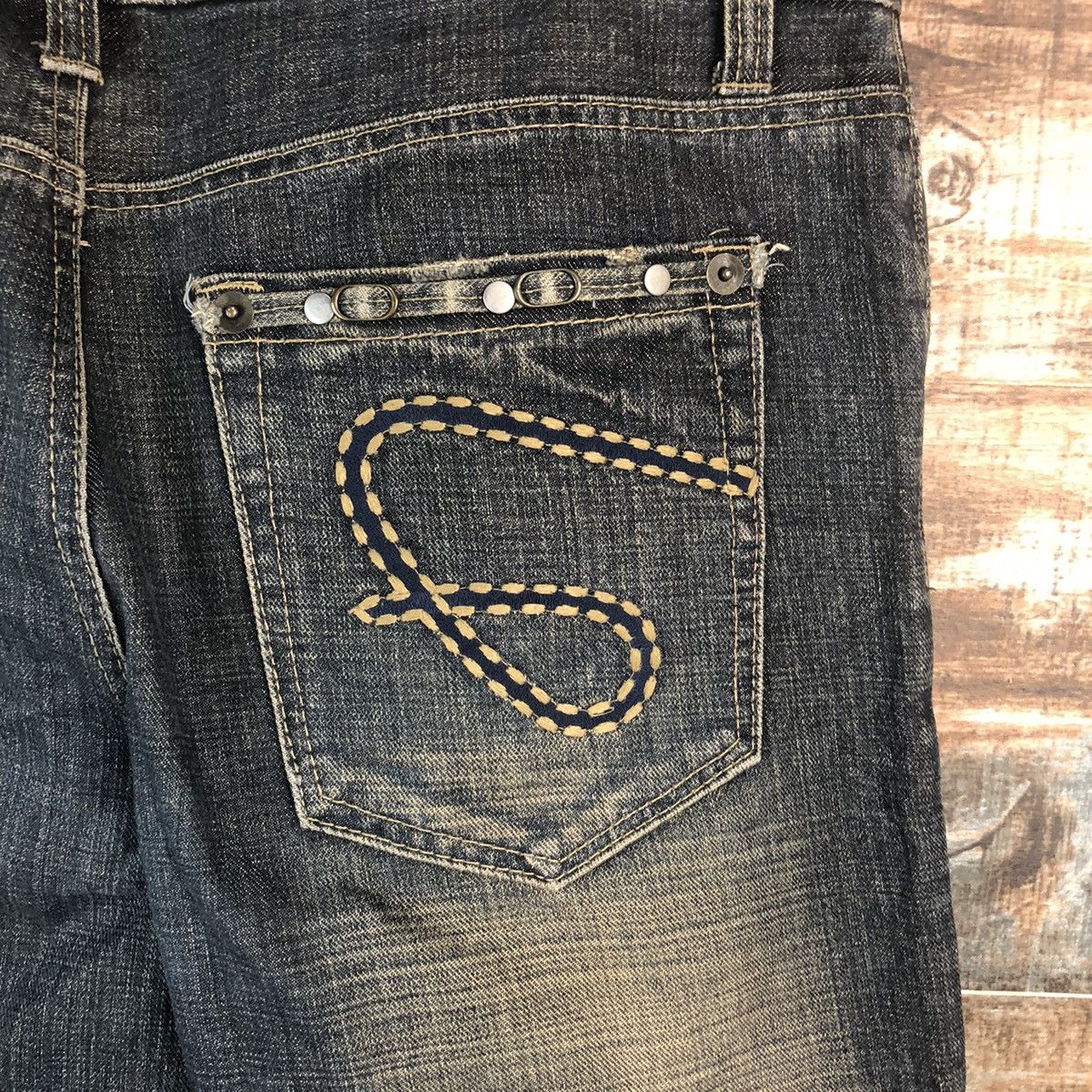 Vintage DL Japanese Brand Blue Denim Pants #C301 Size US 34 / EU 50 - 18 Thumbnail