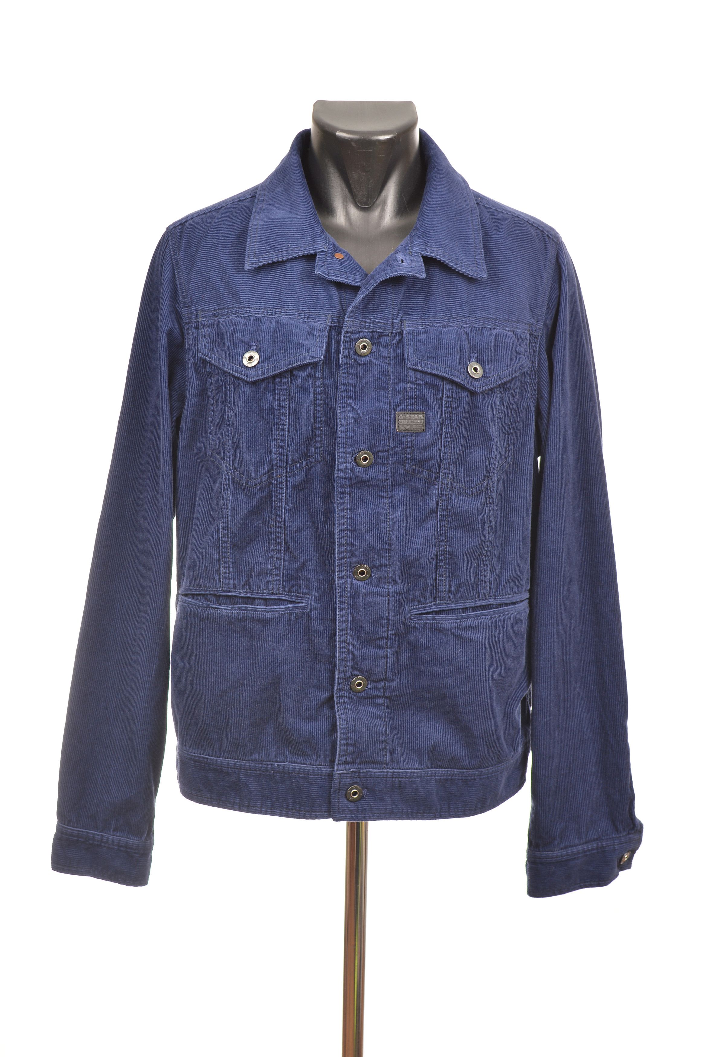 G-Star DDP G-Star Raw D-Staq Slim Jkt Corduroy Cord Jacket Size US L / EU 52-54 / 3 - 1 Thumbnail