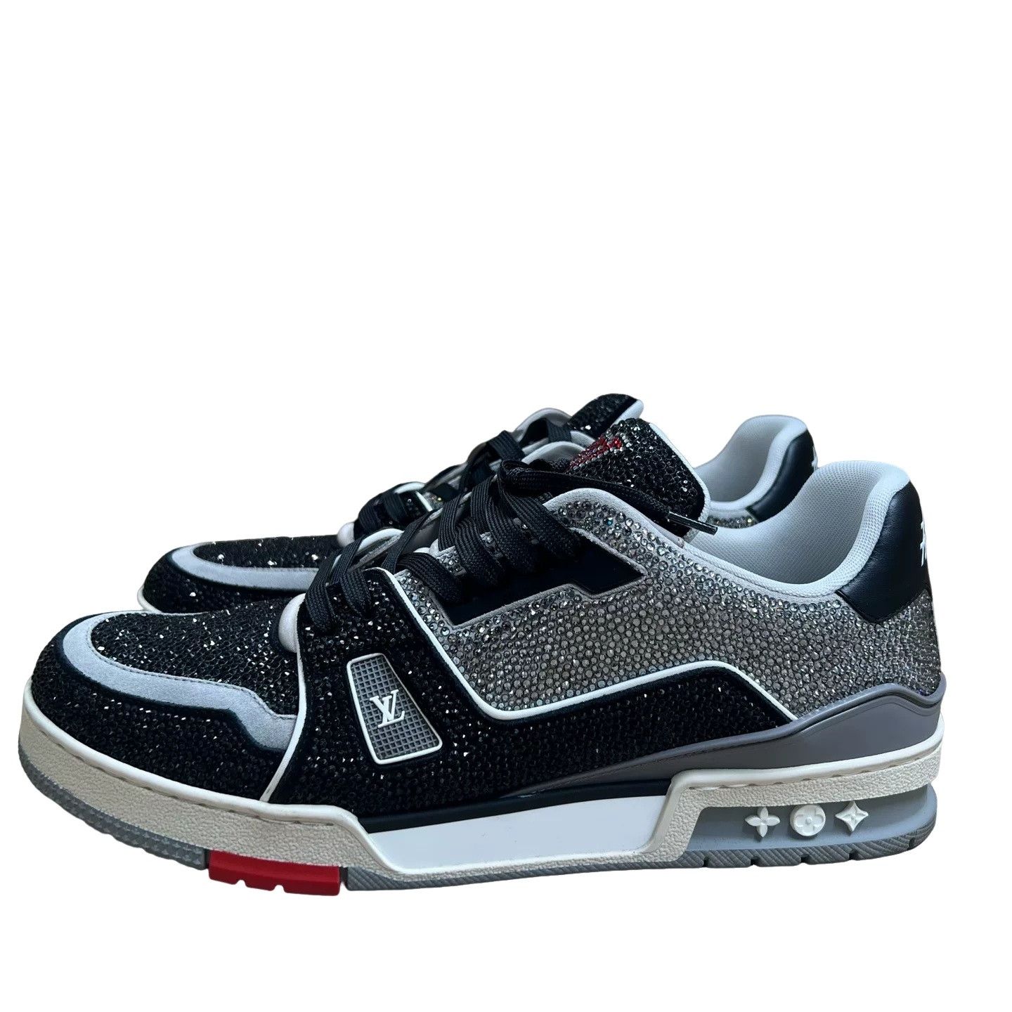 Louis Vuitton Louis Vuitton Crystal Trainer Sneakers Size 11 Size US 11 / EU 44 - 1 Thumbnail