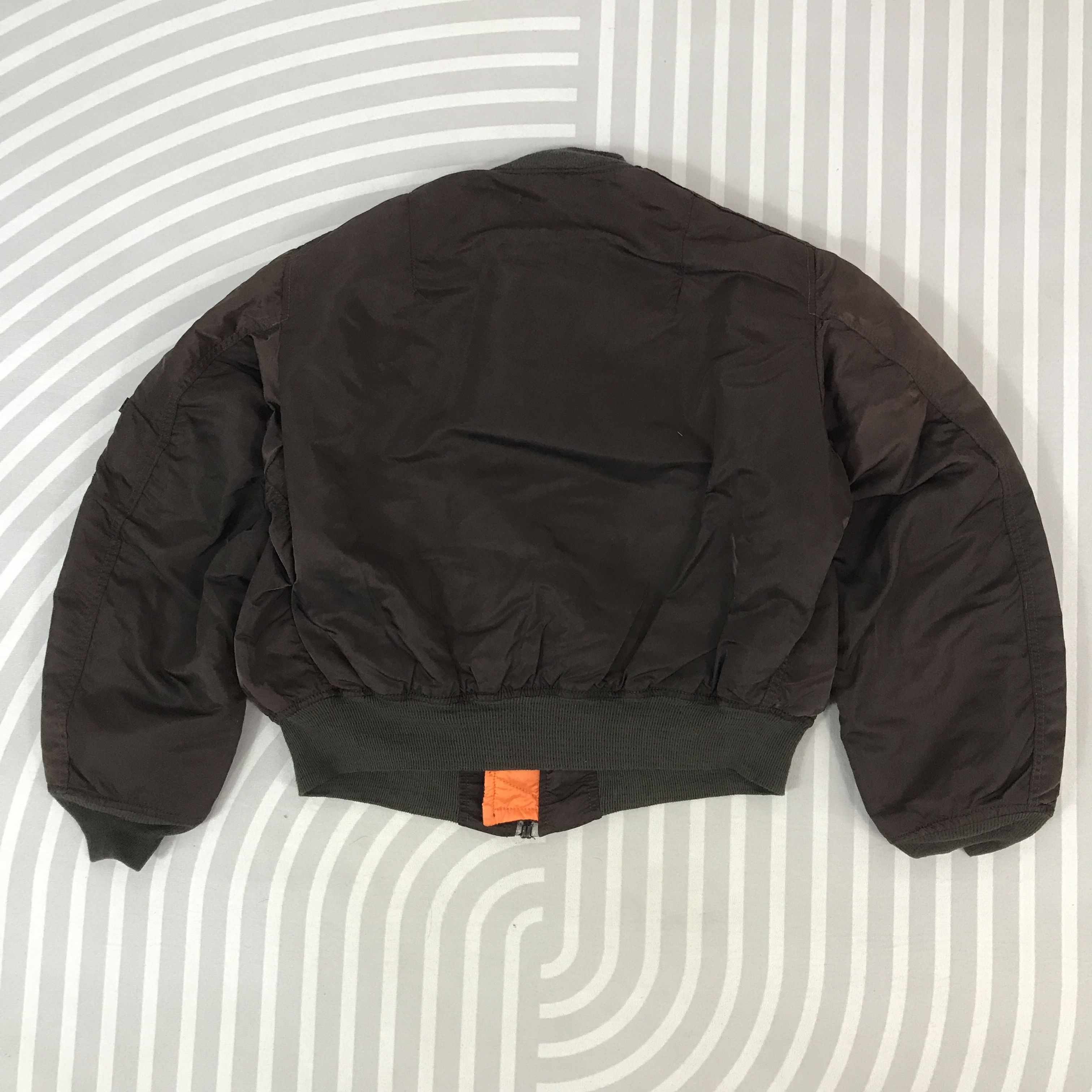 Alpha Industries Vintage Alpha Industries Ma-1 Bomber Brown Jacket Size US L / EU 52-54 / 3 - 2 Thumbnail