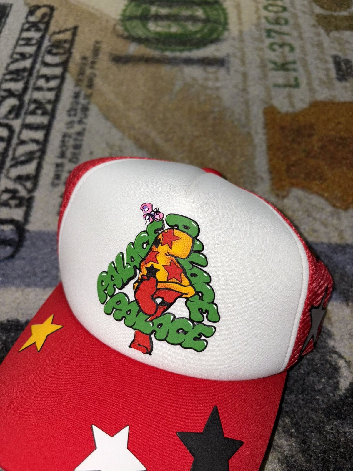 Palace Palace Mark Bode Trucker Hat Red Size ONE SIZE - 2 Thumbnail