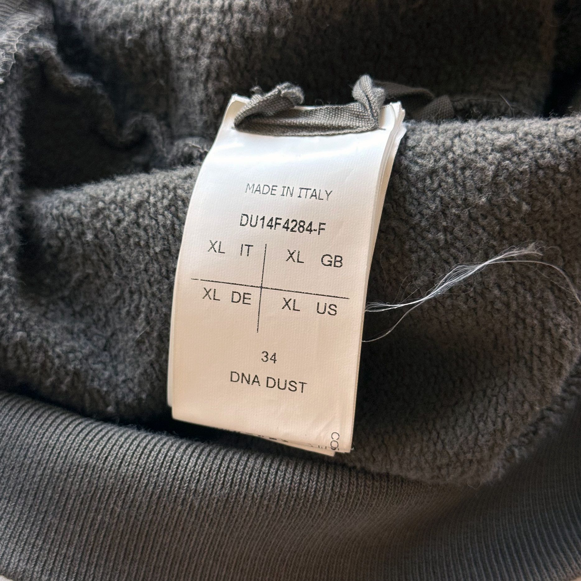 Rick Owens Drkshdw FW14 Moody Mountain Zip Up Hoodie Size US XL / EU 56 / 4 - 12 Thumbnail