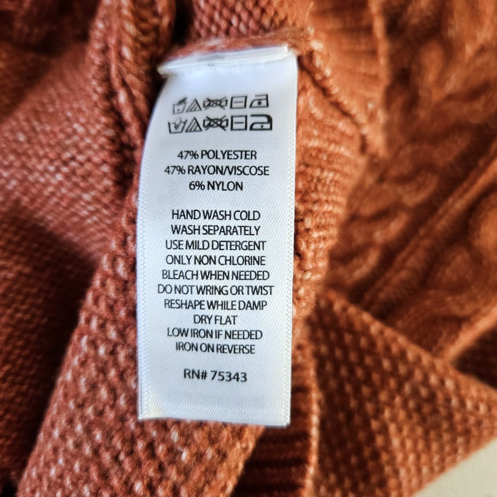 Joie Joie Cardigan Sweater XS Women Button Front Cable Knit Solid Brown Rayon Blend Size XS / US 0-2 / IT 36-38 - 4 Thumbnail