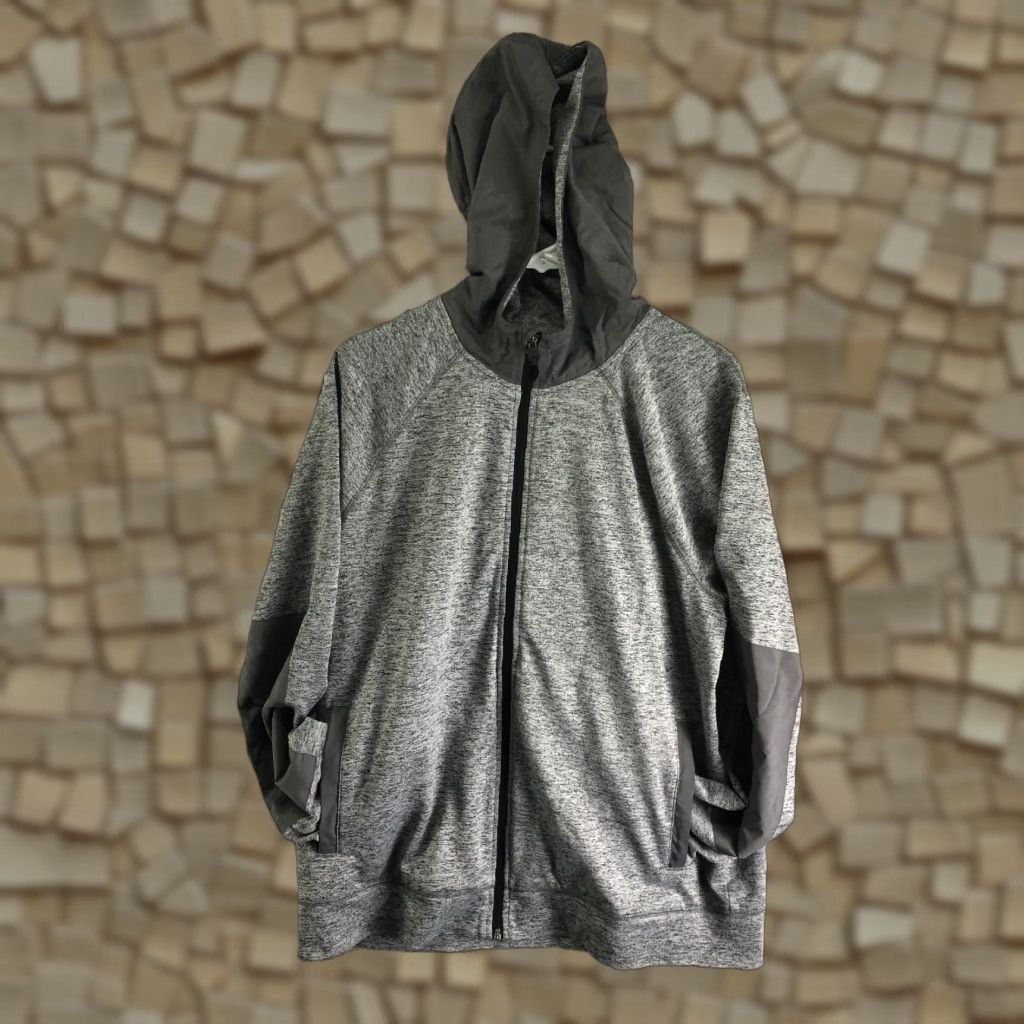 Marcs Marc Anthony Men's L Gray Full Zip Hooded Sweatshirt Size L Shirt Mens Gray Full Zip Hooded Sweatshirt Size US L / EU 52-54 / 3 - 1 Thumbnail