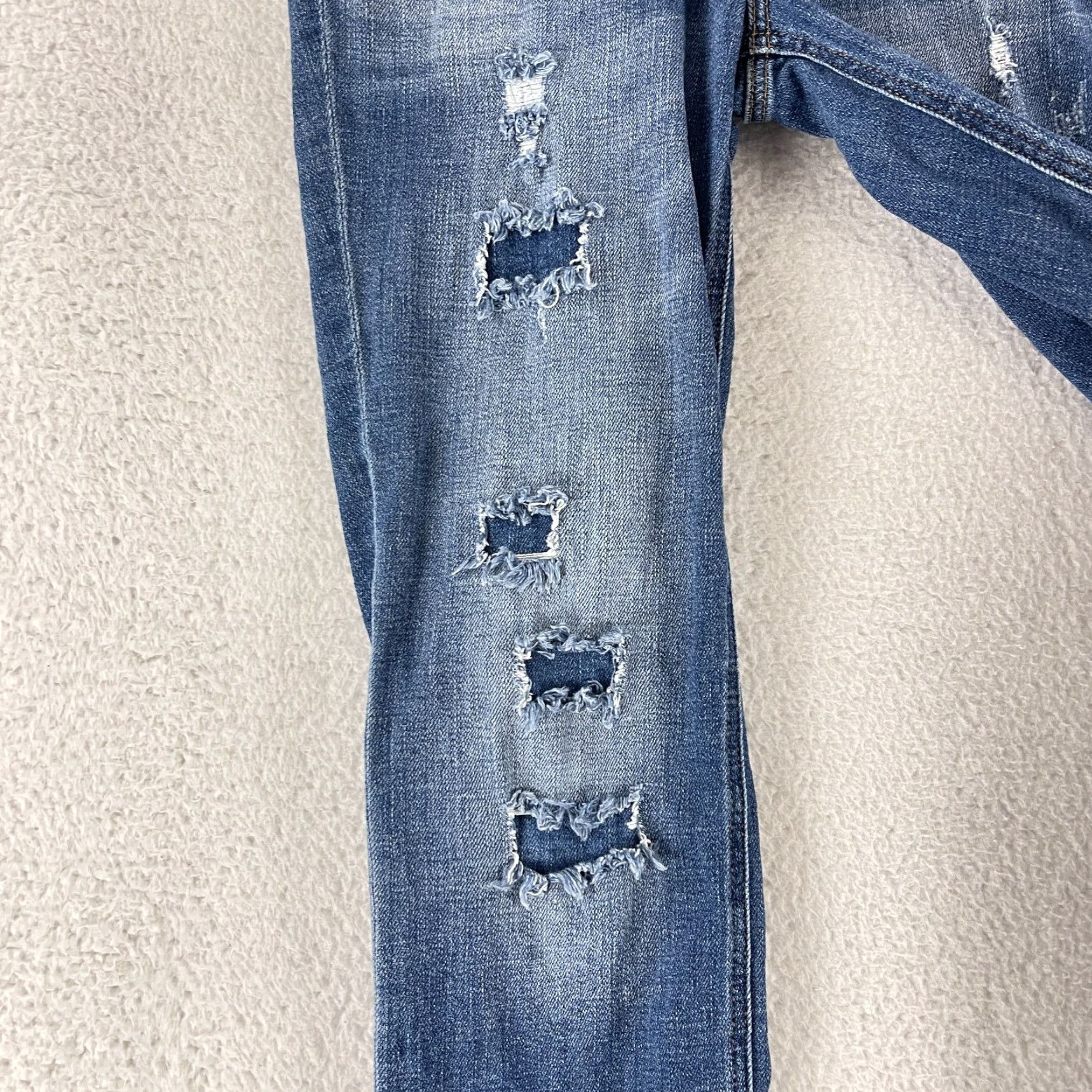 Vintage KUT from the Kloth Catherine Boyfriend Jeans Womens Size 4 Blue Denim Mid-Rise Jeans Size 27" / US 4 / IT 40 - 7 Thumbnail