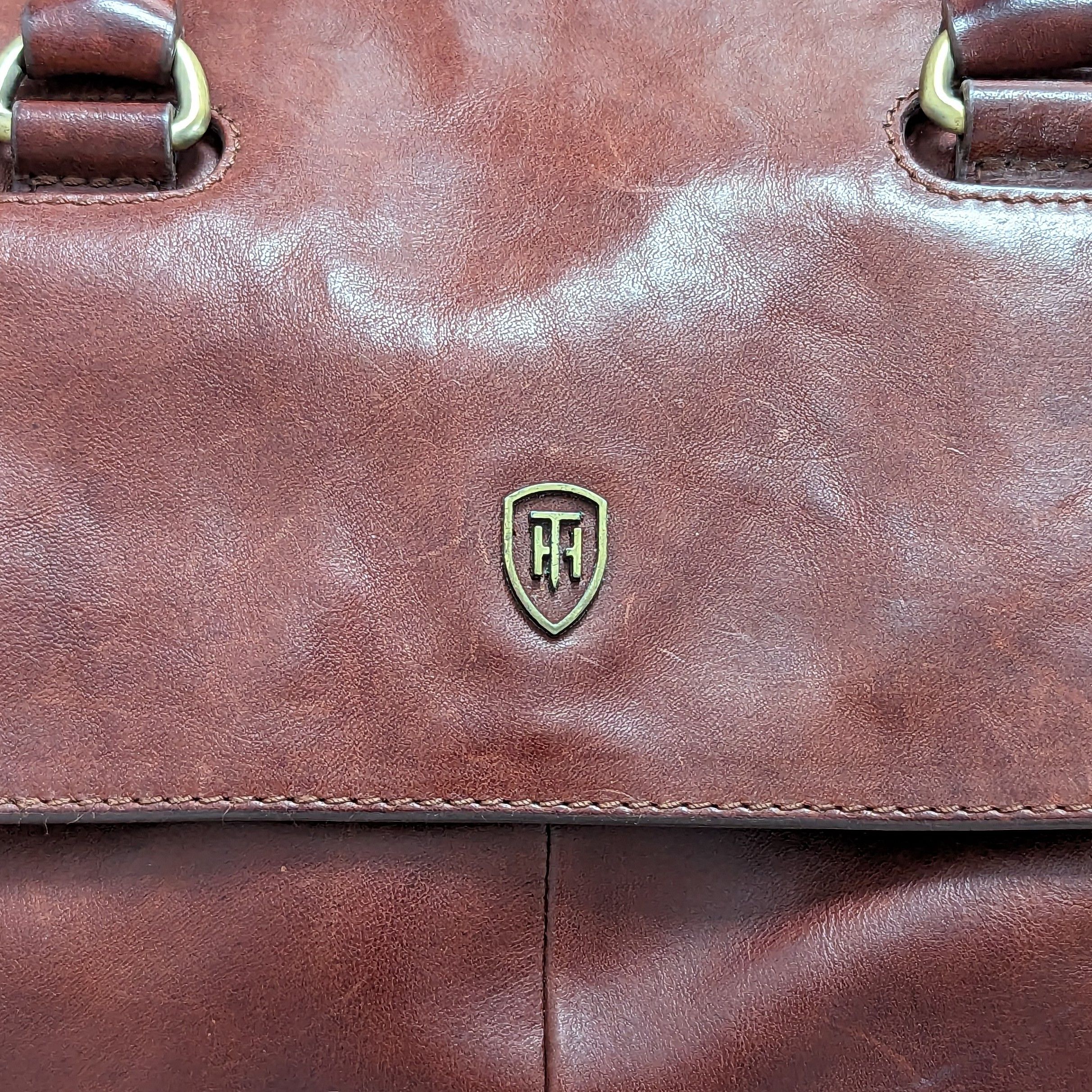 Genuine Leather Tumble & Hide Bag Genuine Italian Vegetable Tanned Leather Size ONE SIZE - 20 Thumbnail