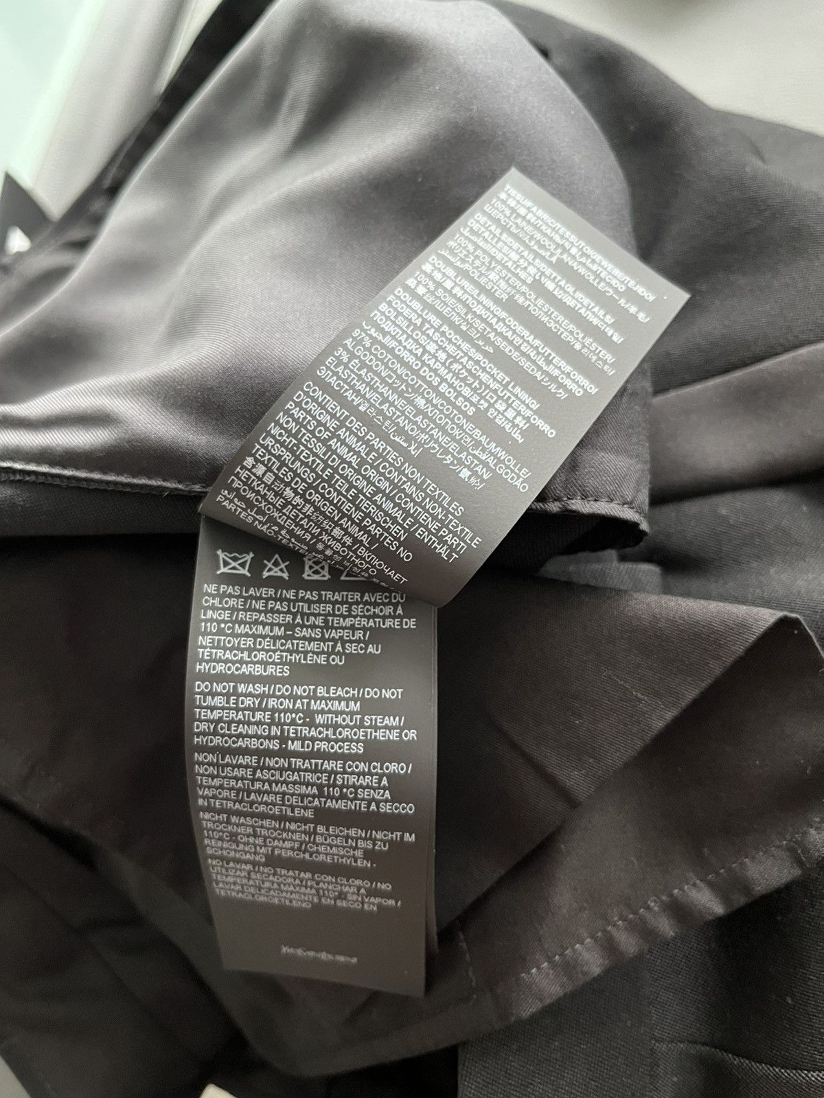 Saint Laurent Paris Brand New Classic Saint Laurent Tuxedo Pants $1,890 Value Size 52R - 12 Thumbnail