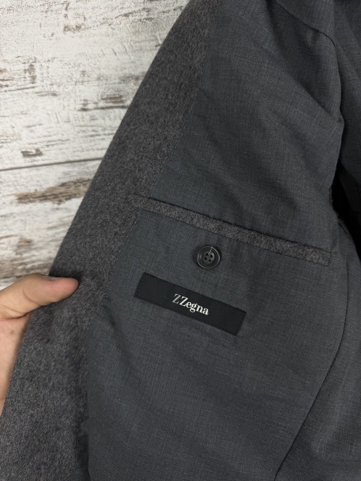 Ermenegildo Zegna × Z Zegna Mens Vintage Z Zegna blazer gray jacket luxury Ermenegildo Size US M / EU 48-50 / 2 - 11 Thumbnail