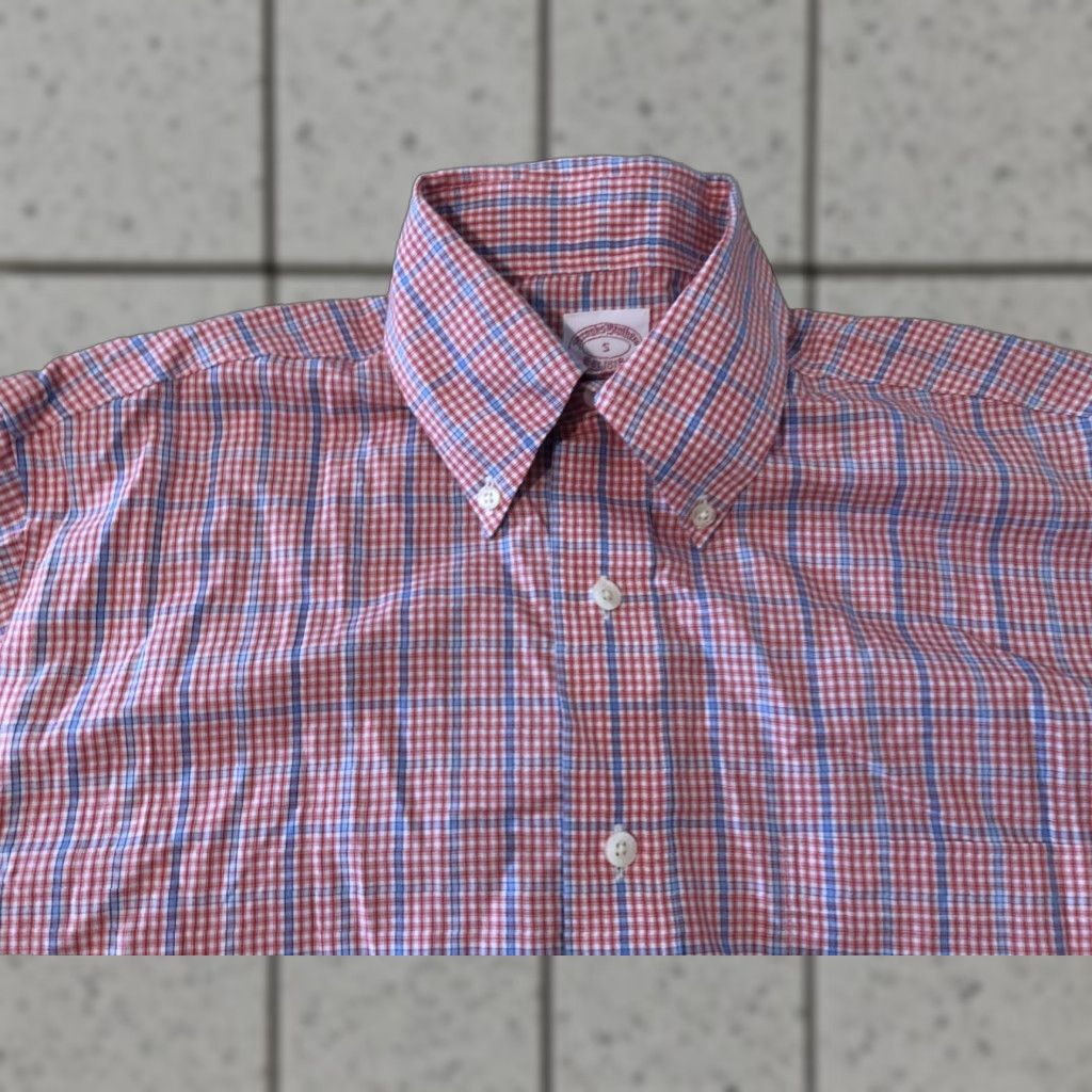 Brooks Brothers Brooks Brothers Dress Shirt S Mens Pink Cotton Button Small Shirt Size 36R - 1 Thumbnail