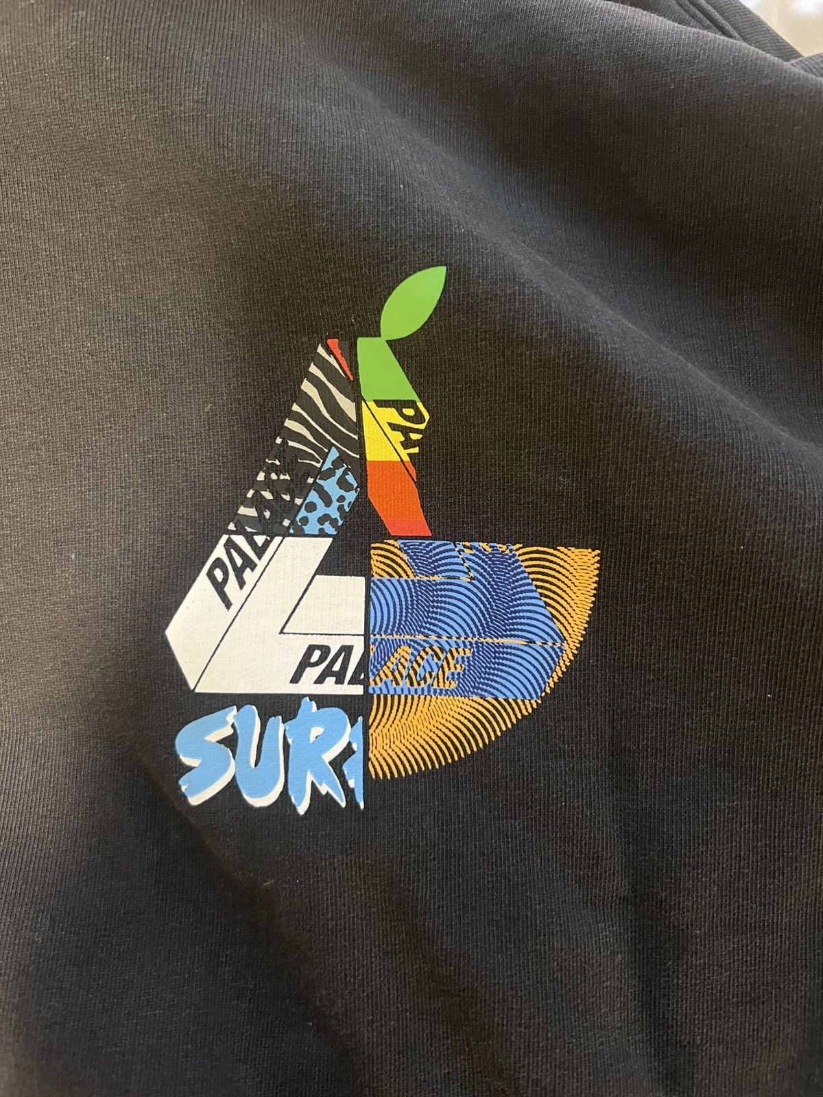 Palace mixup hoodie black